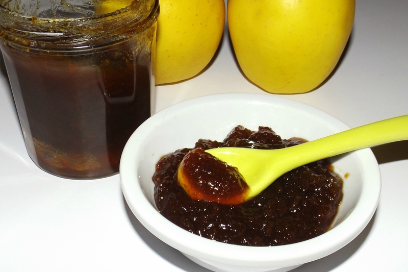 Confiture de pommes à la cannelle et au cidre