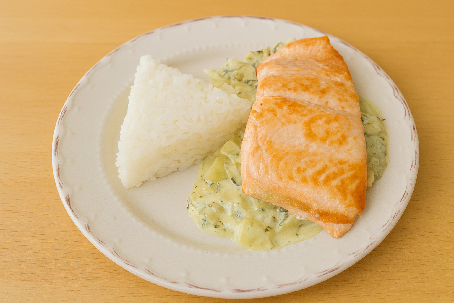 Pavé de Saumon Sauce à l’Oseille : Recette Facile et Savoureuse