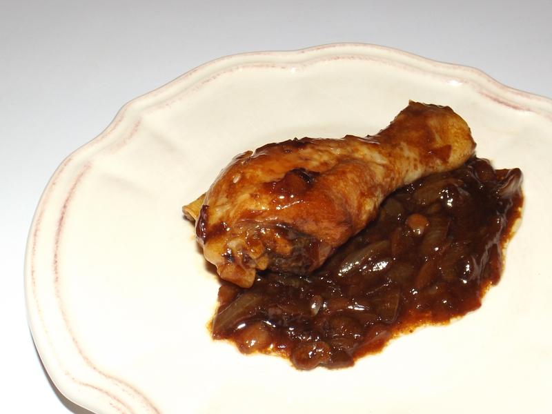Pilons de poulet aux oignons et à la sauce Teriyaki