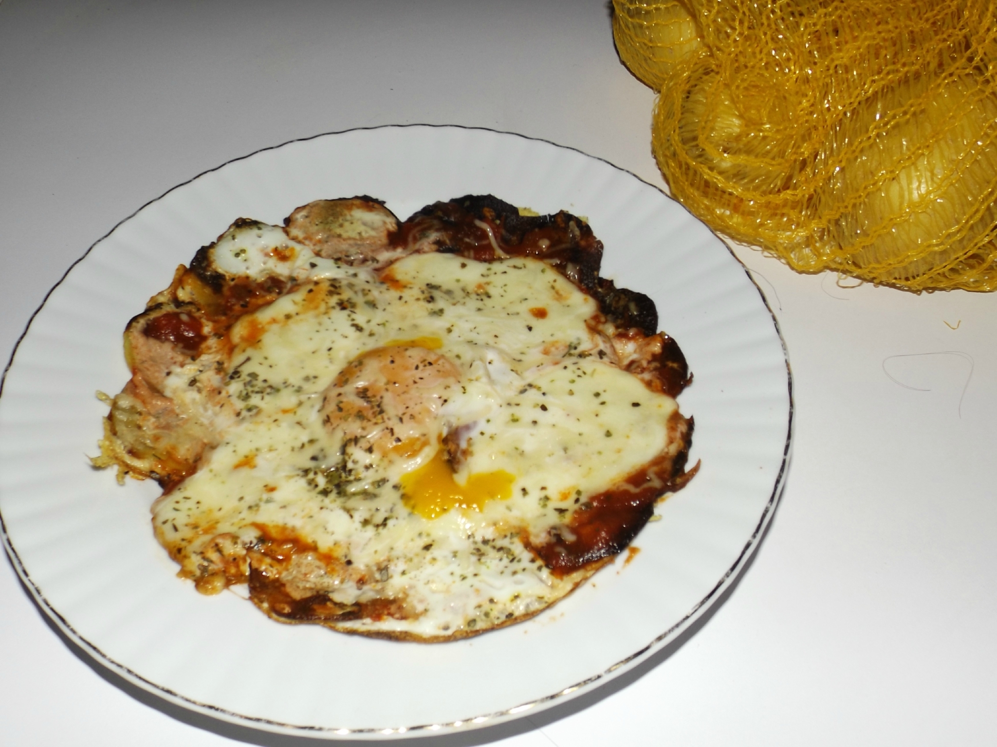 Pizza-Patate Express (cuisson à la poêle)