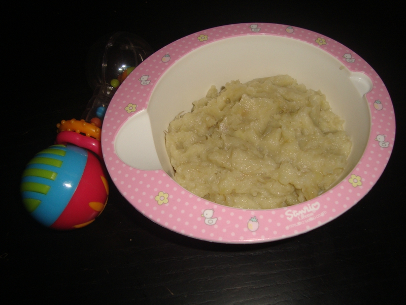 Purée de pommes de terre et de patate douce DES 6 MOIS