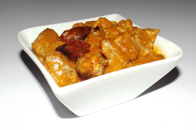 Blanquette de veau au pesto rosso et au chorizo