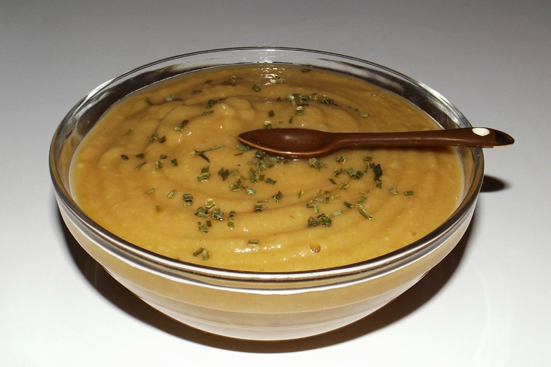 Soupe châtaignes et carottes (avec ou sans Thermomix)