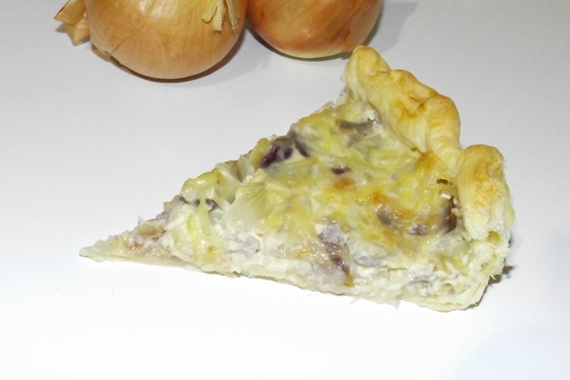 Tarte aux 3 oignons