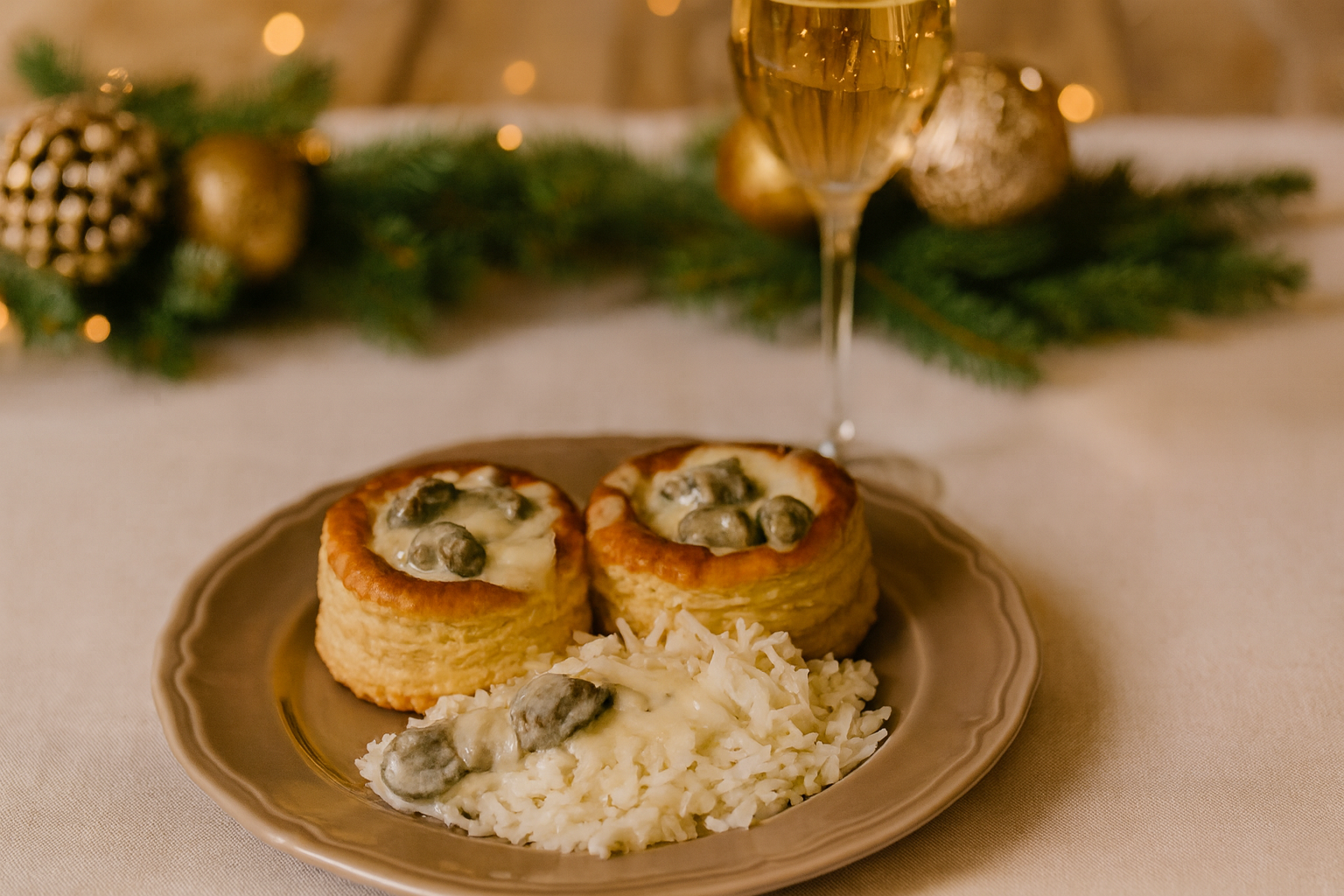 Bouchées à la reine aux escargots au Riesling – Recette française raffinée