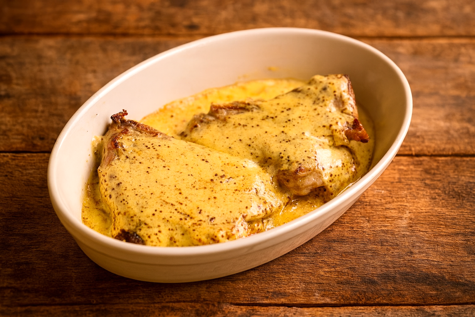 Recette de côte de veau à la dijonnaise maison