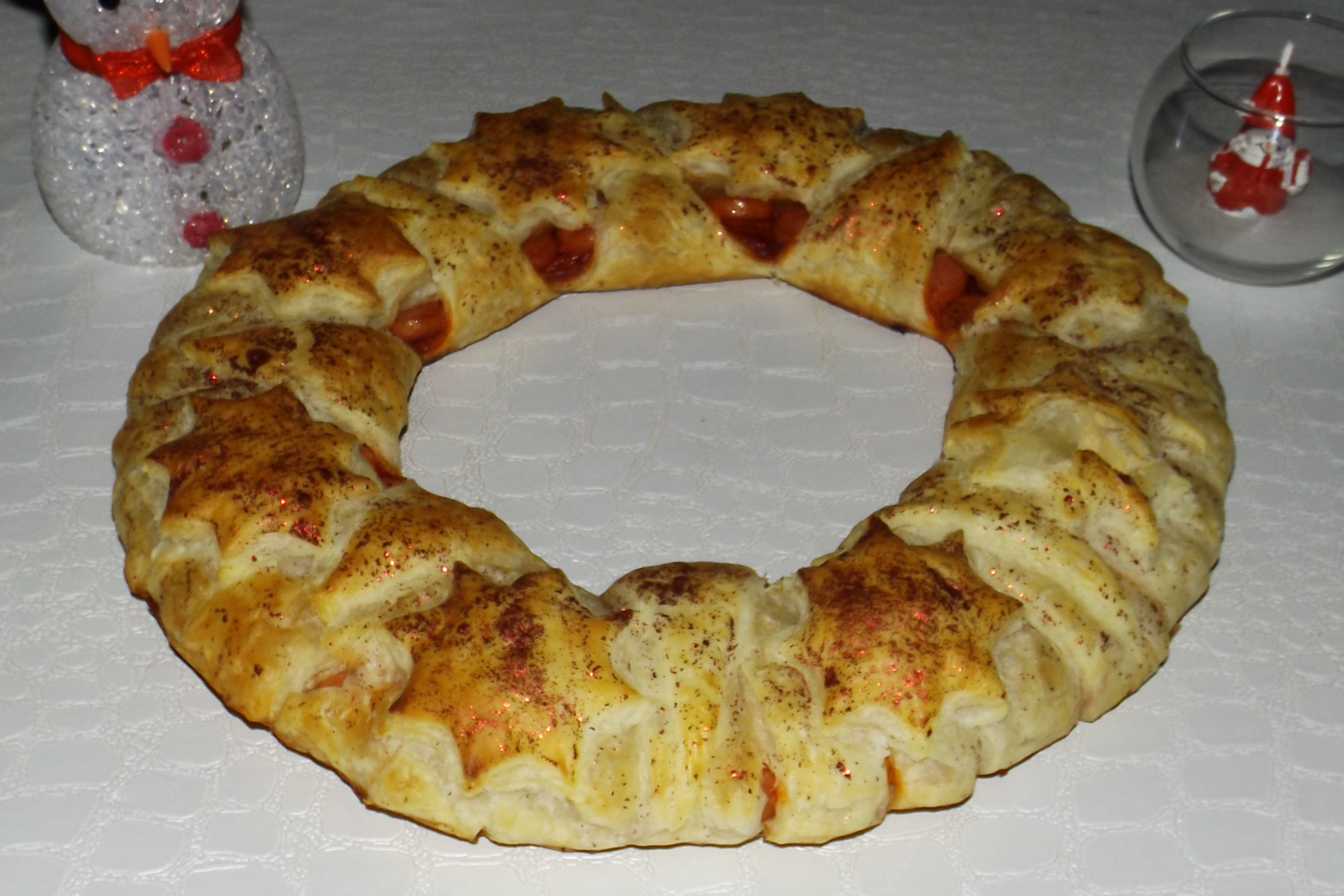 Couronne de l&rsquo;avent feuilletée (DIY)