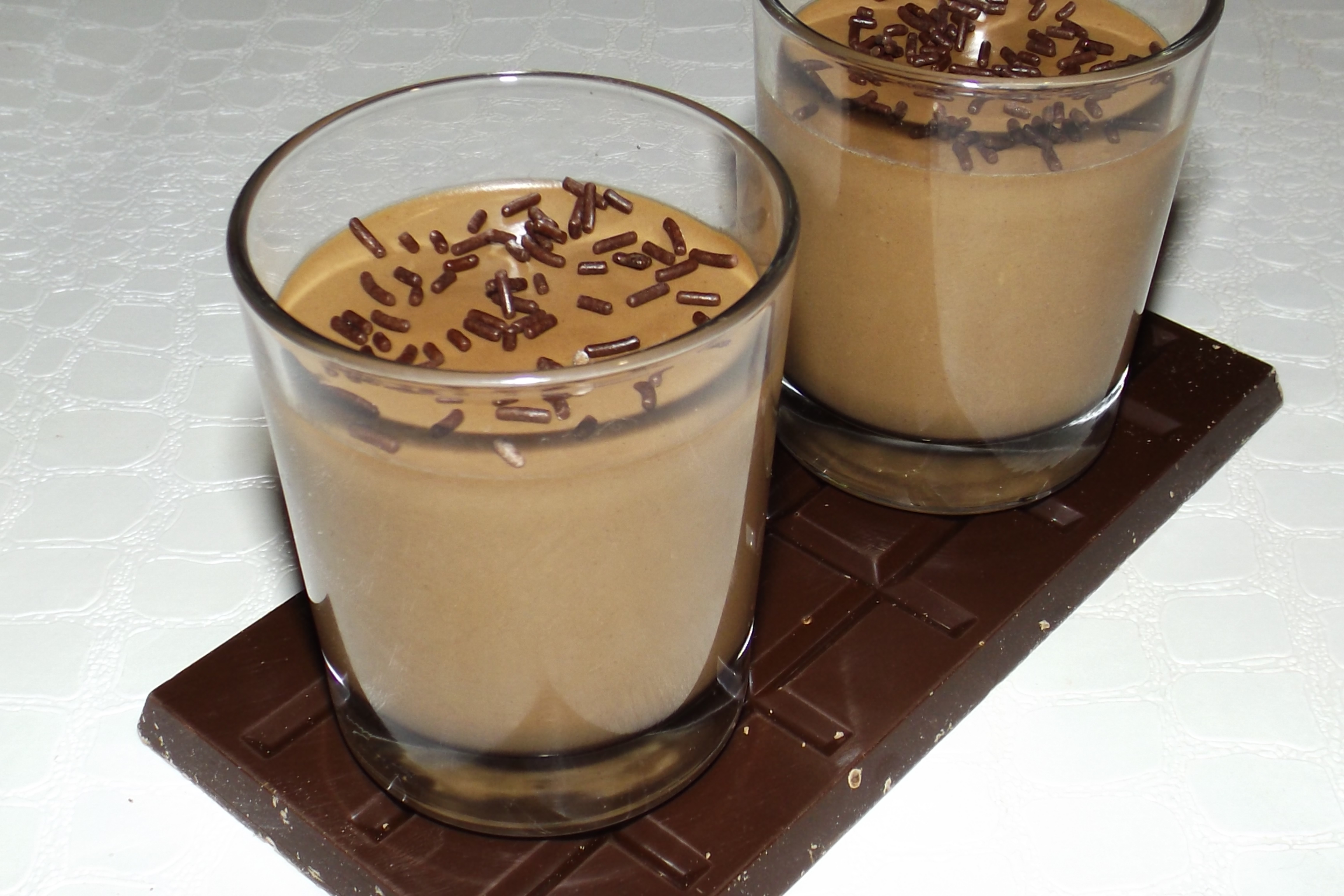 Panna cotta au chocolat noir (facile)