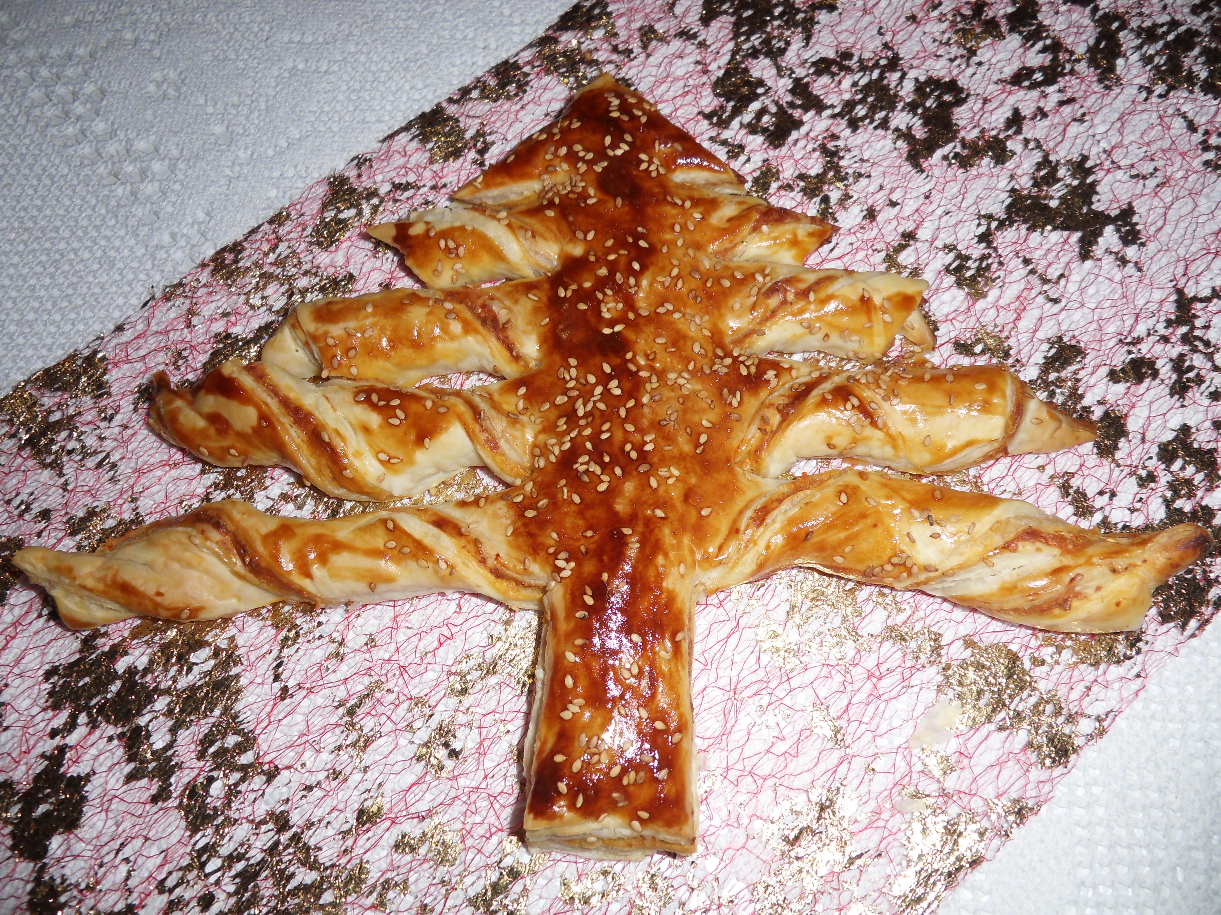 Sapin de Noël feuilleté