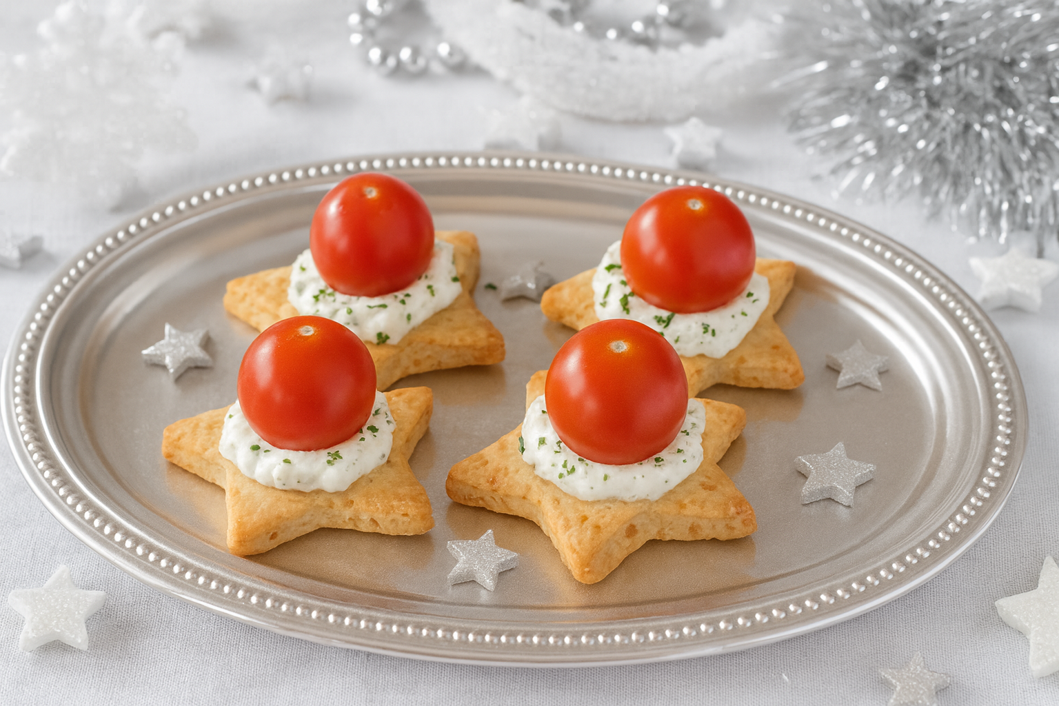 Sablés Étoiles au Thon : Bouchée Festive et Raffinée