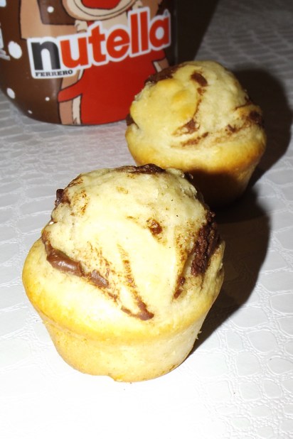 Muffins tourbillons au Nutella® et lait ribot (avec ou sans Thermomix)