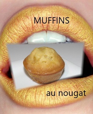 Délicieux muffins au nougat de Montélimar