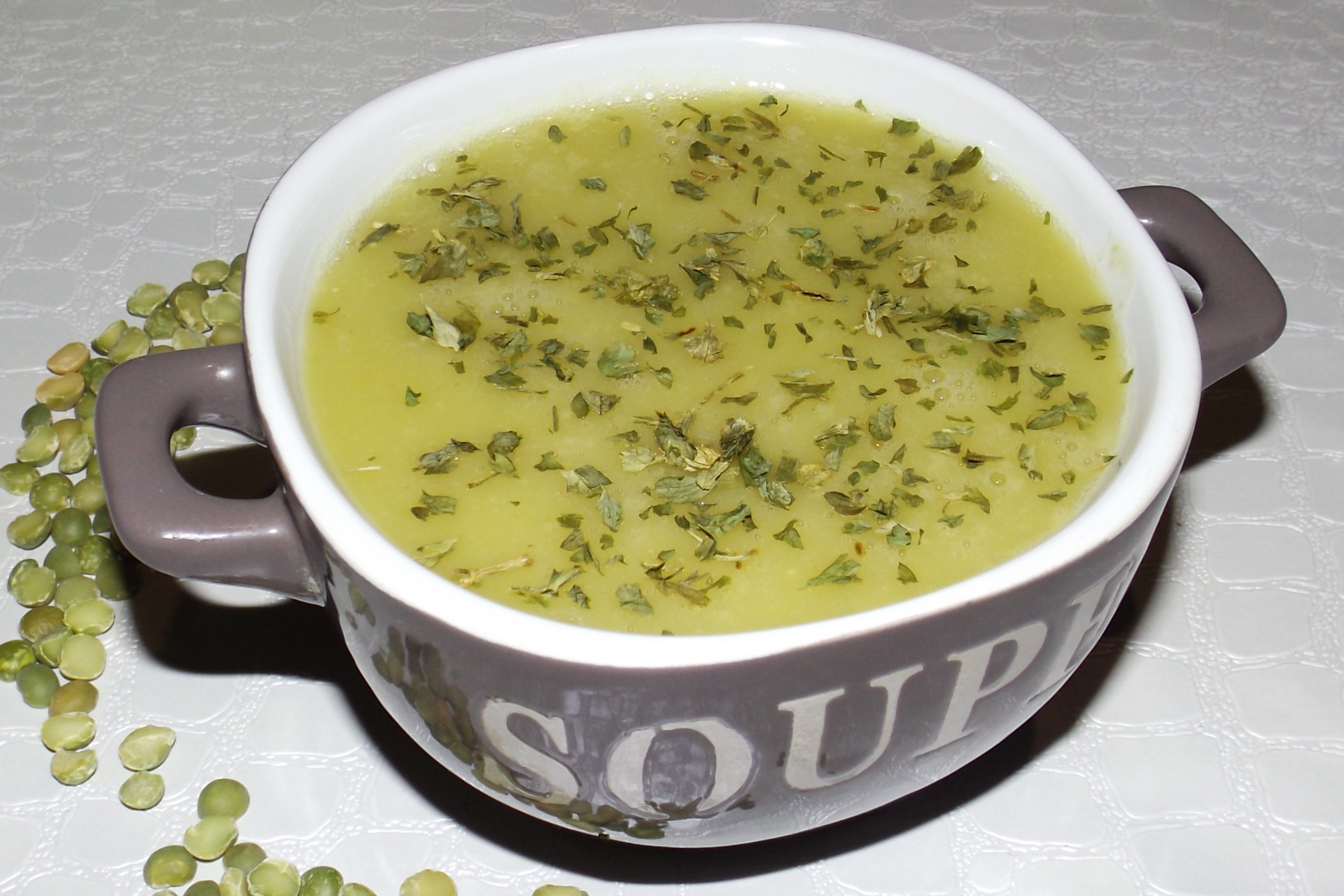 Soupe de pois cassés à la moutarde Savora