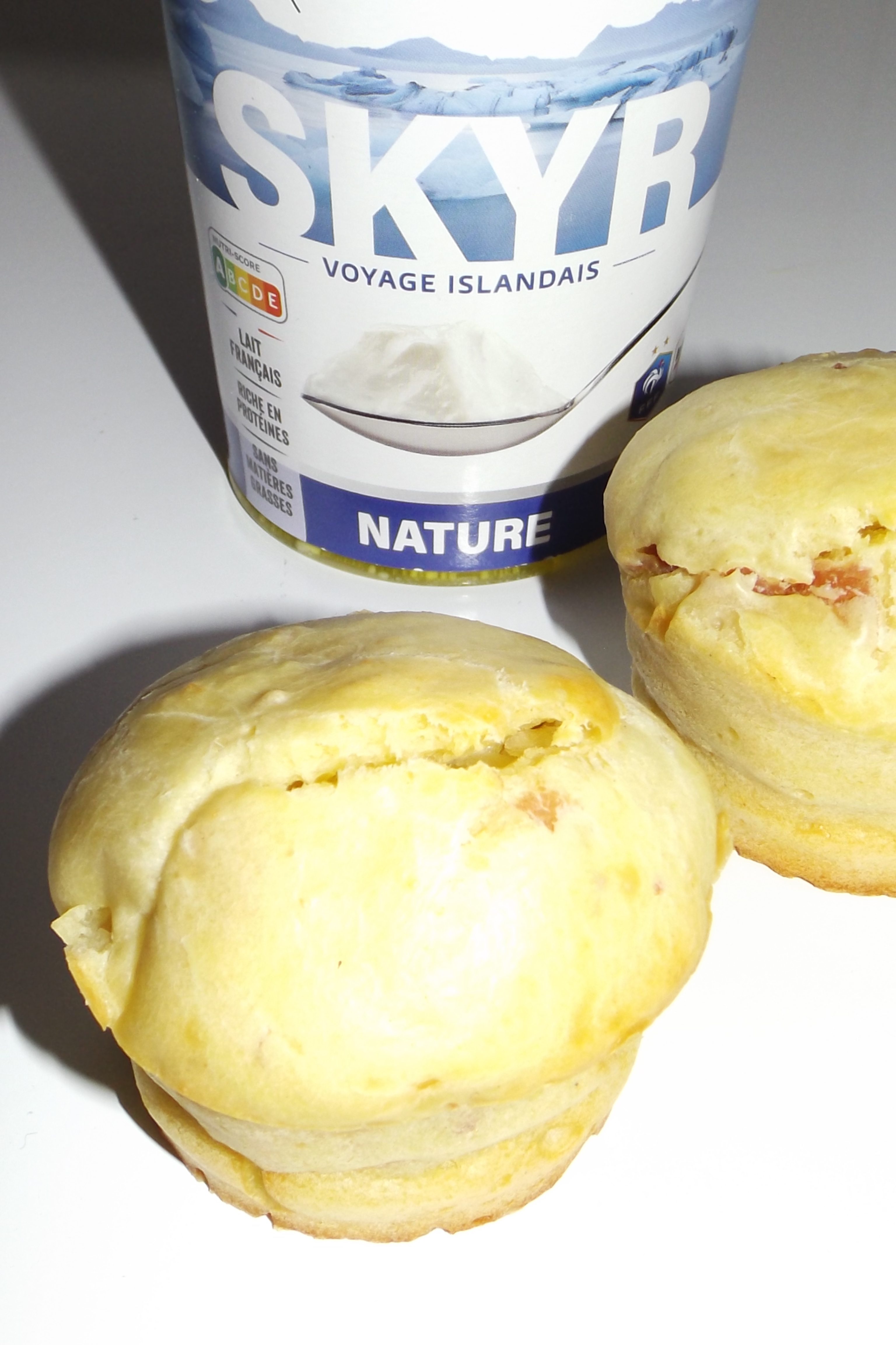 Muffins salés allégés au Skyr (avec ou sans Thermomix)