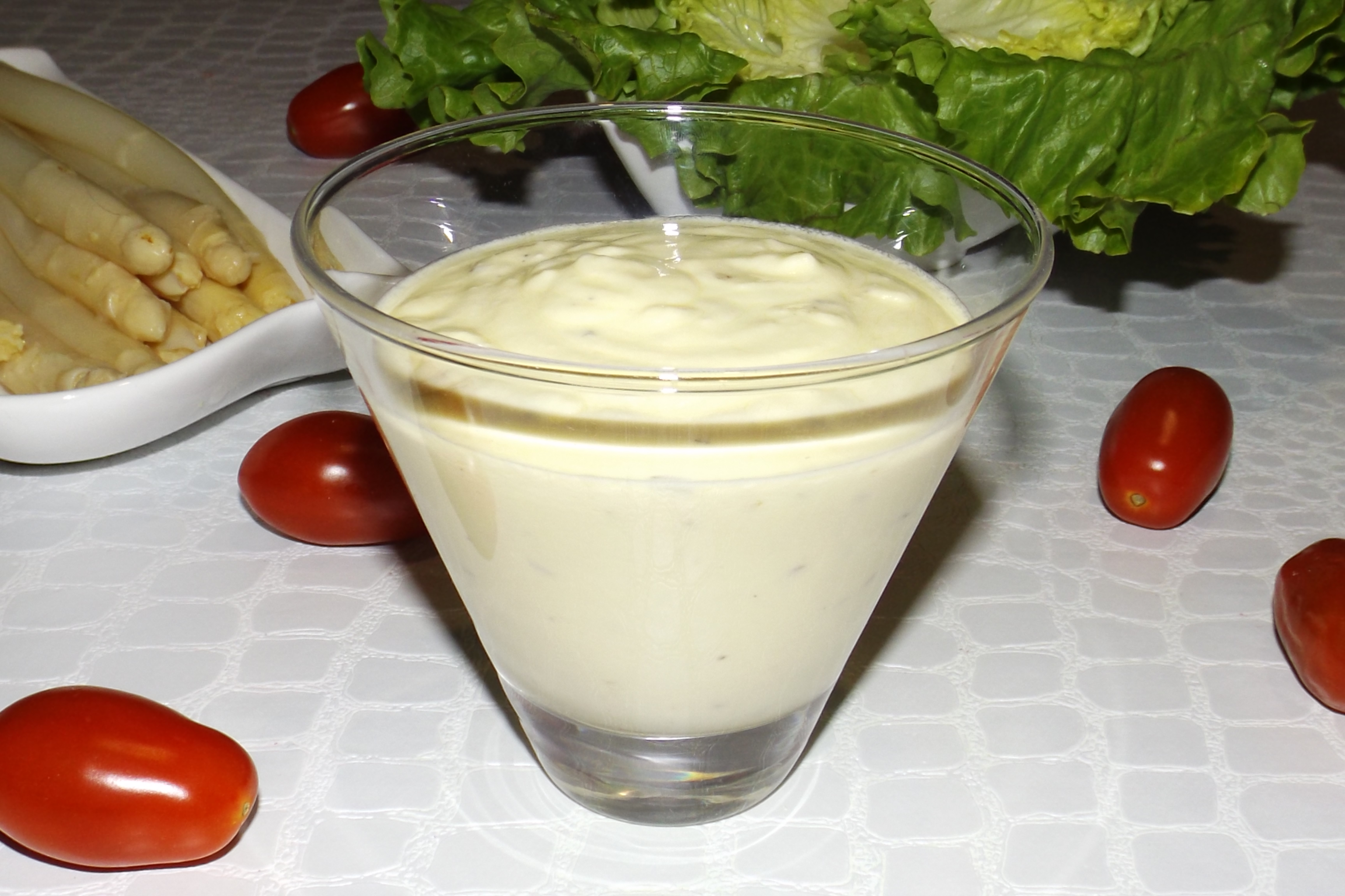 Sauce crudités au parmesan