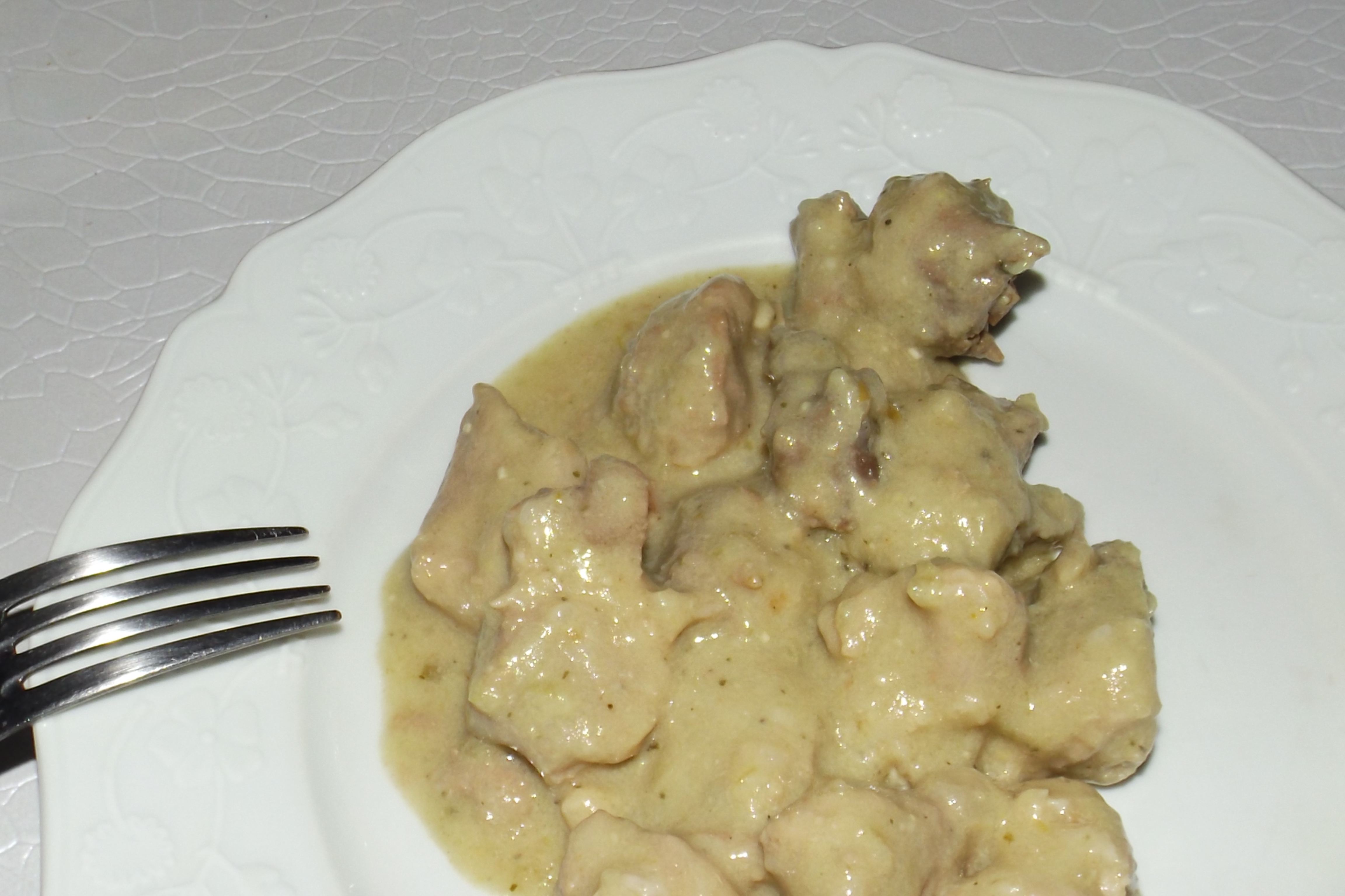 Blanquette de porc au pesto