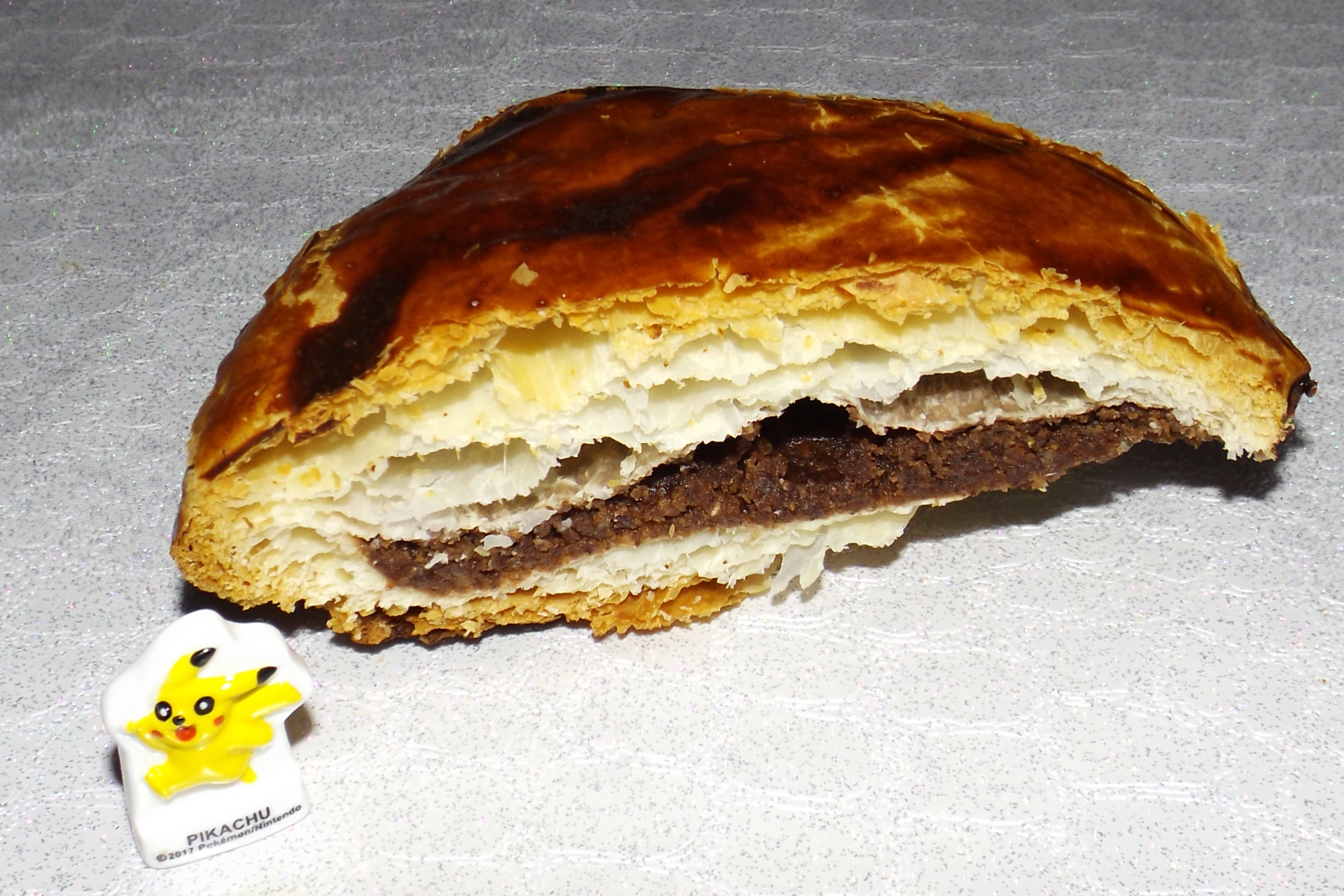 Galette des rois au Nutella et aux noisettes