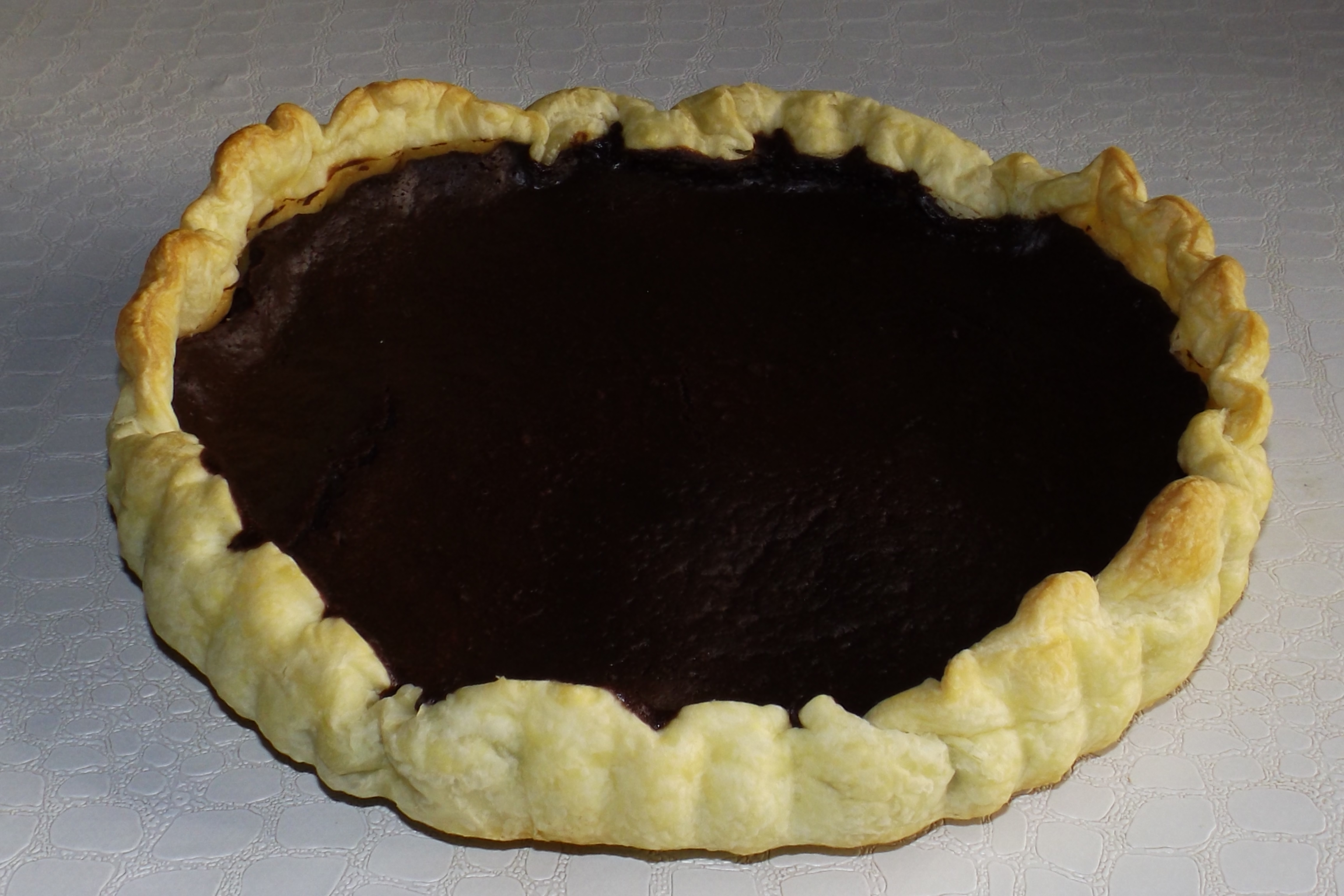 Tarte au chocolat simple et rapide
