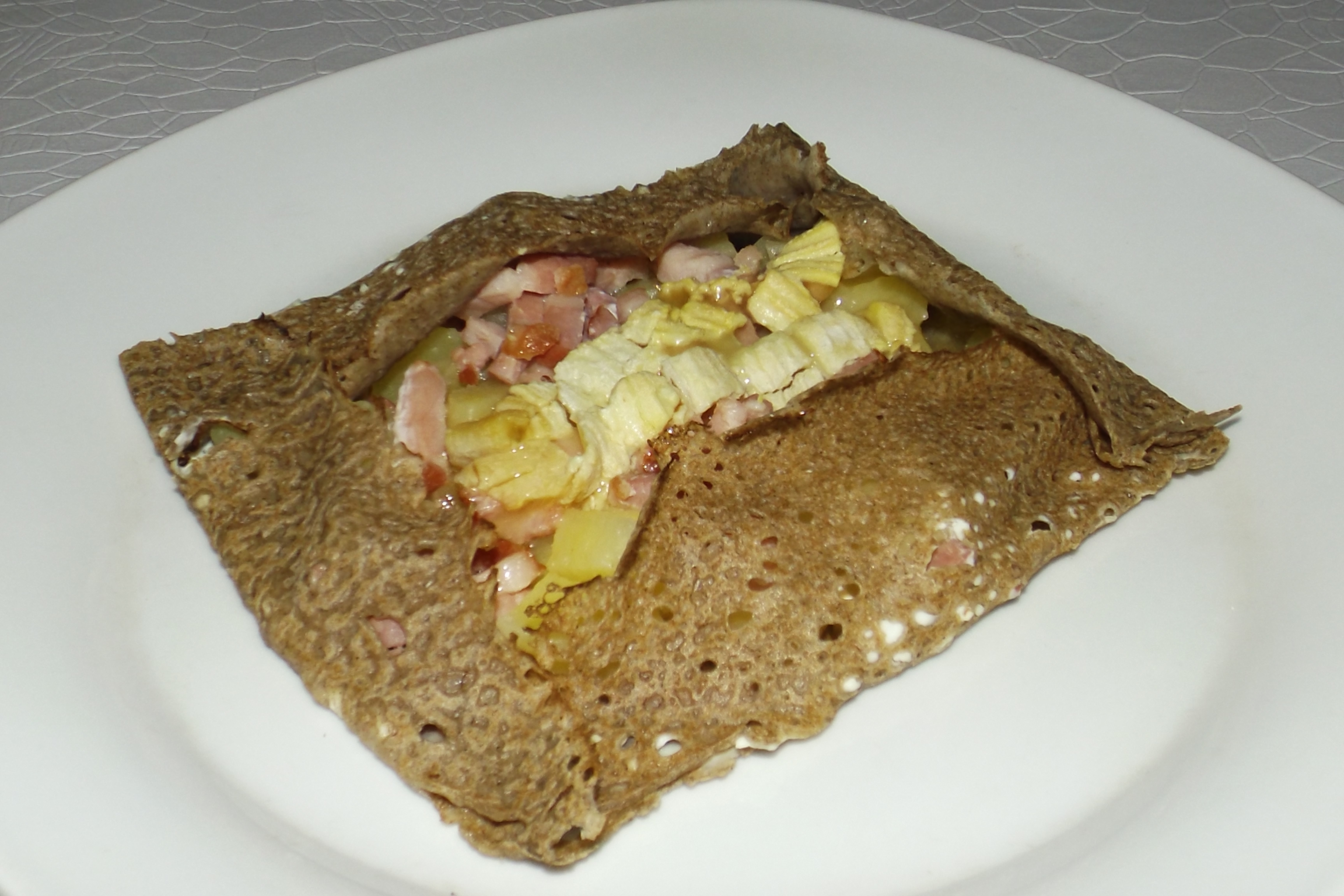 Galette de sarrasin façon tartiflette (facile)