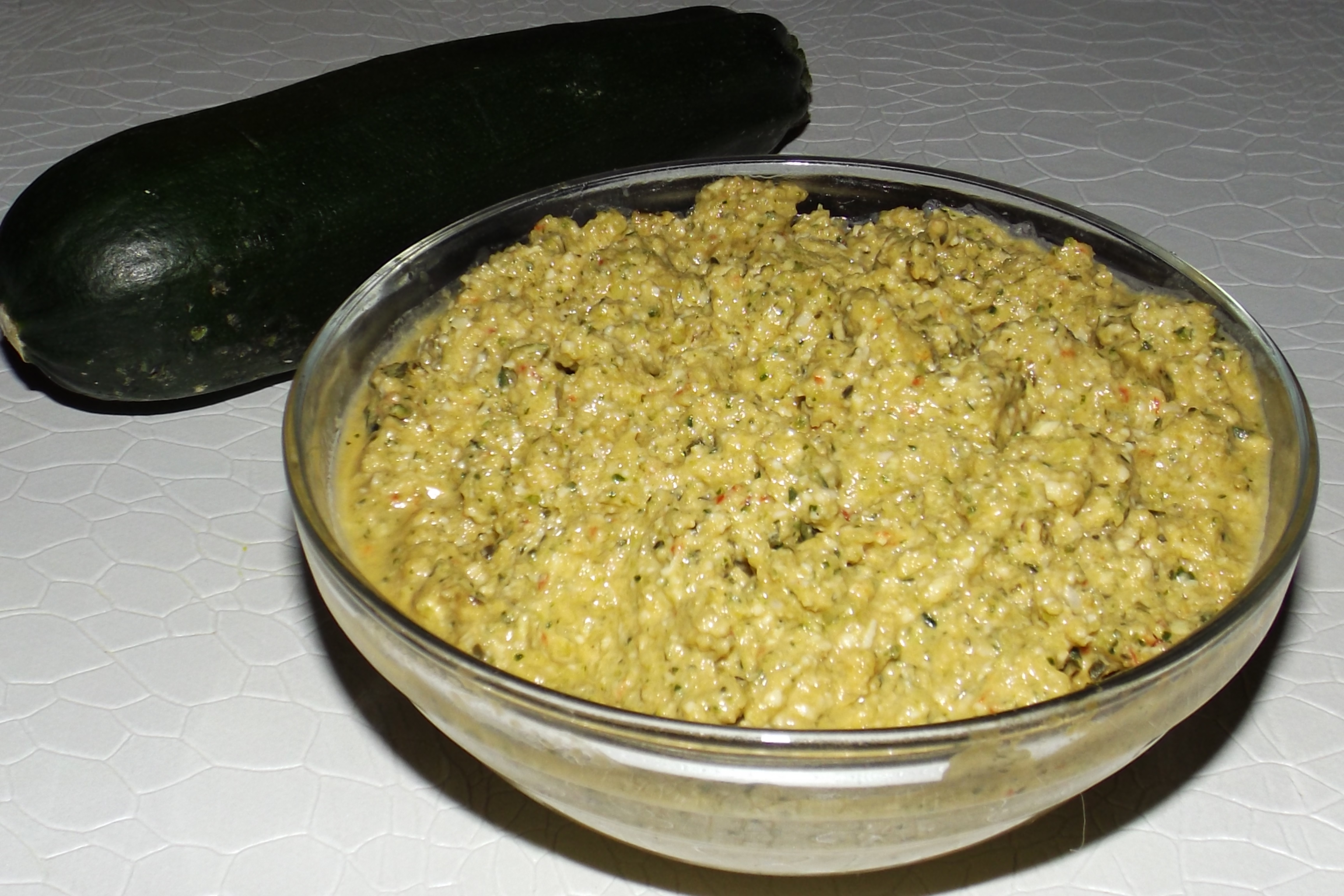 Pesto de courgettes et poivron (avec ou sans Thermomix)