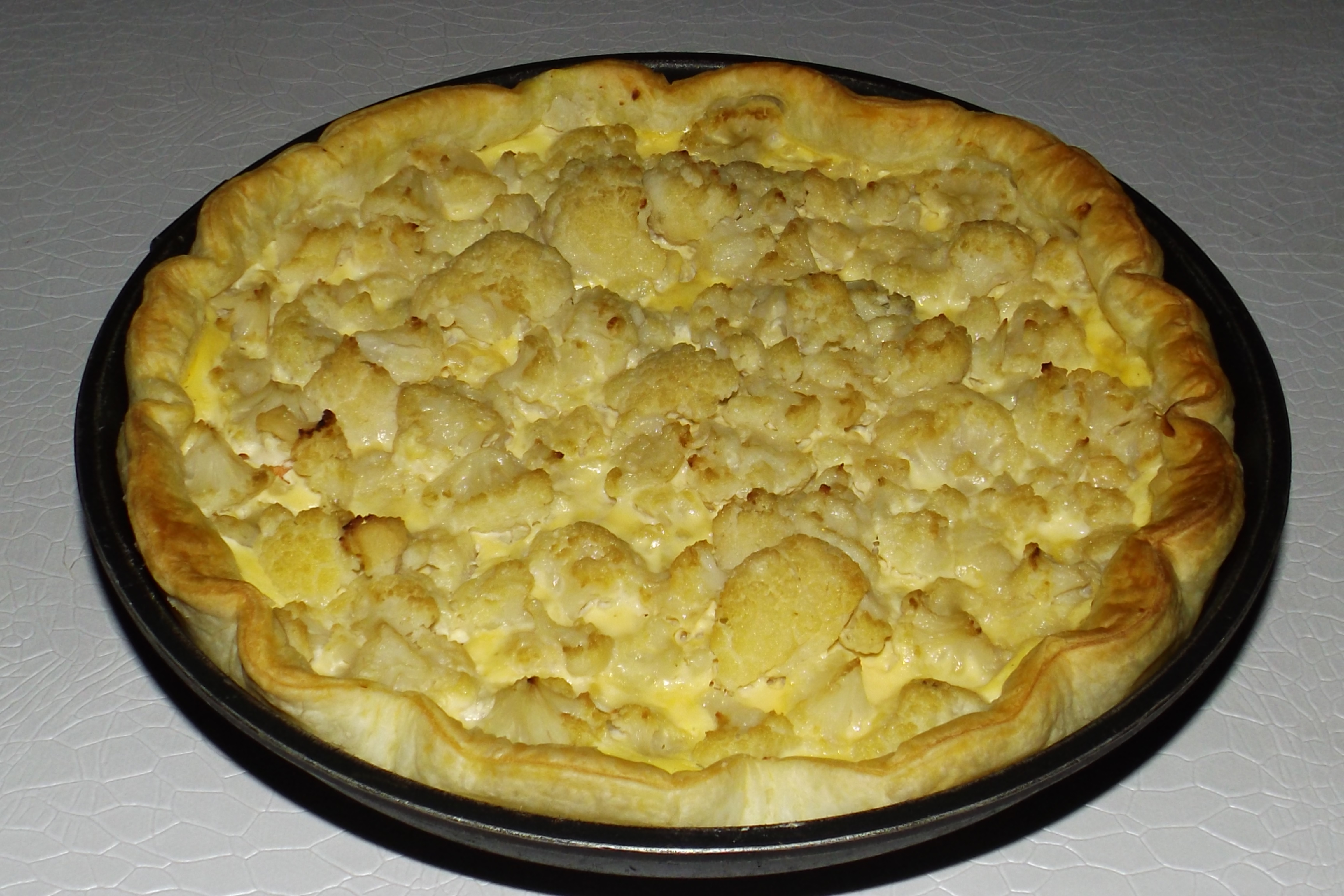 Tarte ricotta, crevettes et chou-fleur : une recette simple et savoureuse