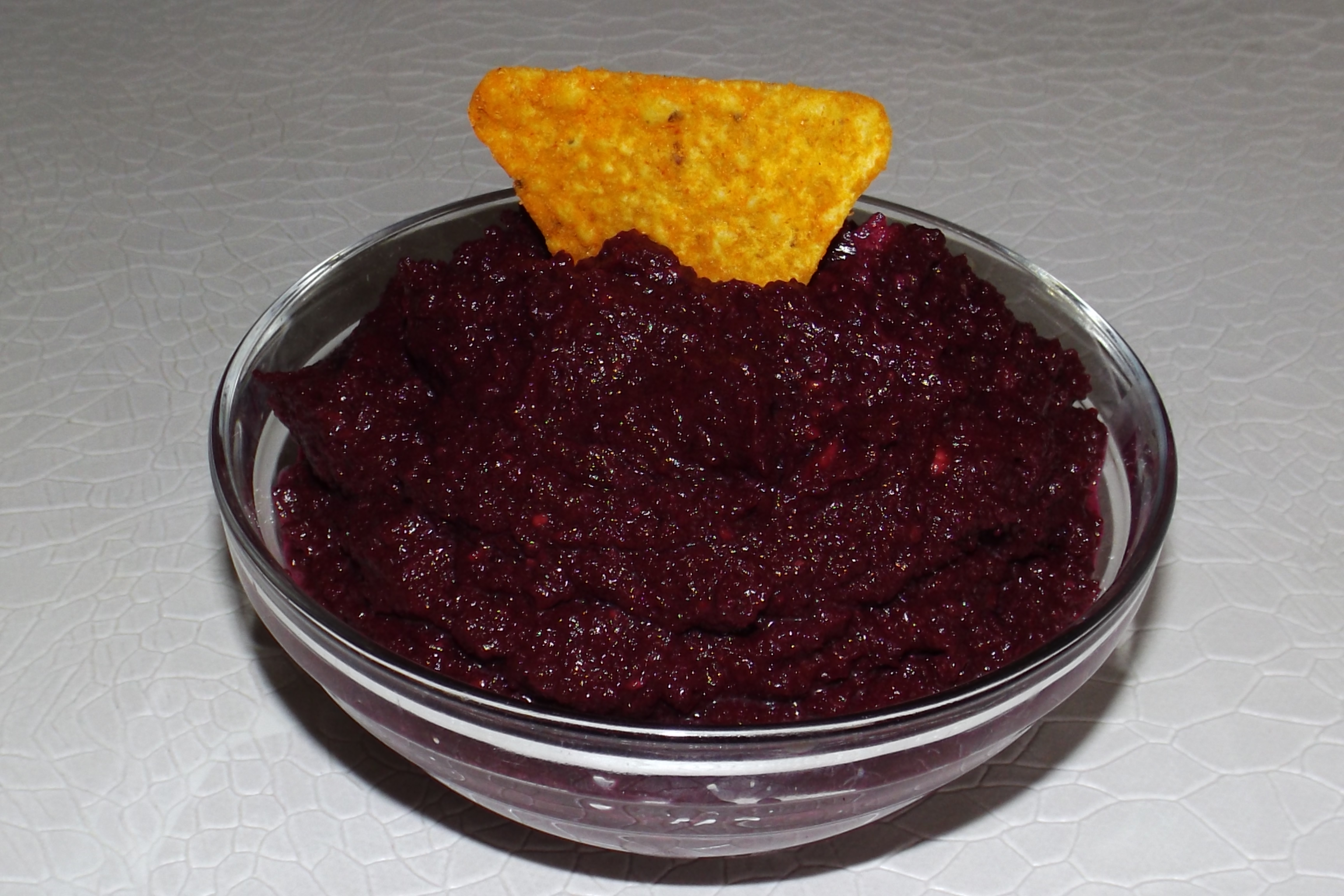 Guacamole de betterave rouge (simple et rapide)