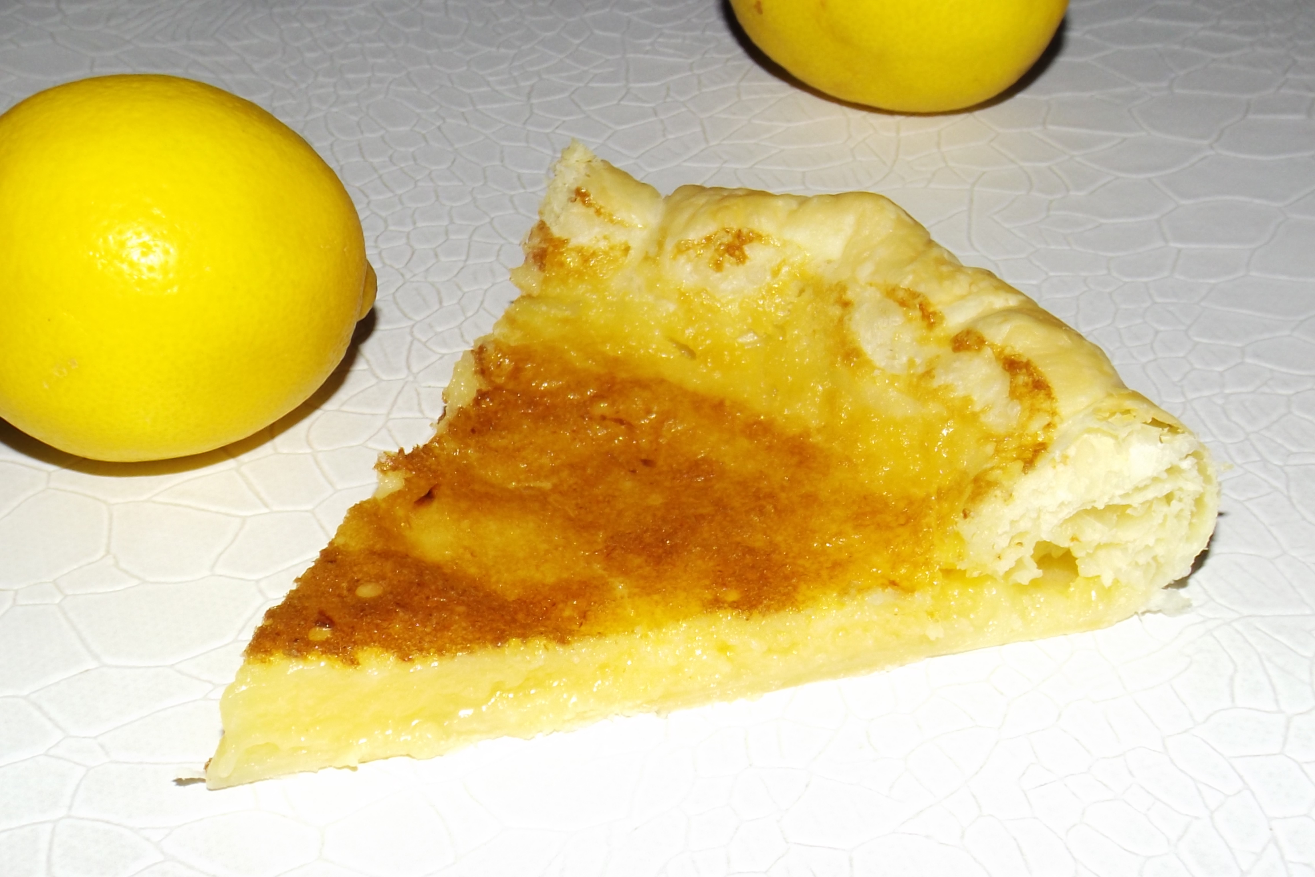 Tarte au citron (avec ou sans Thermomix)