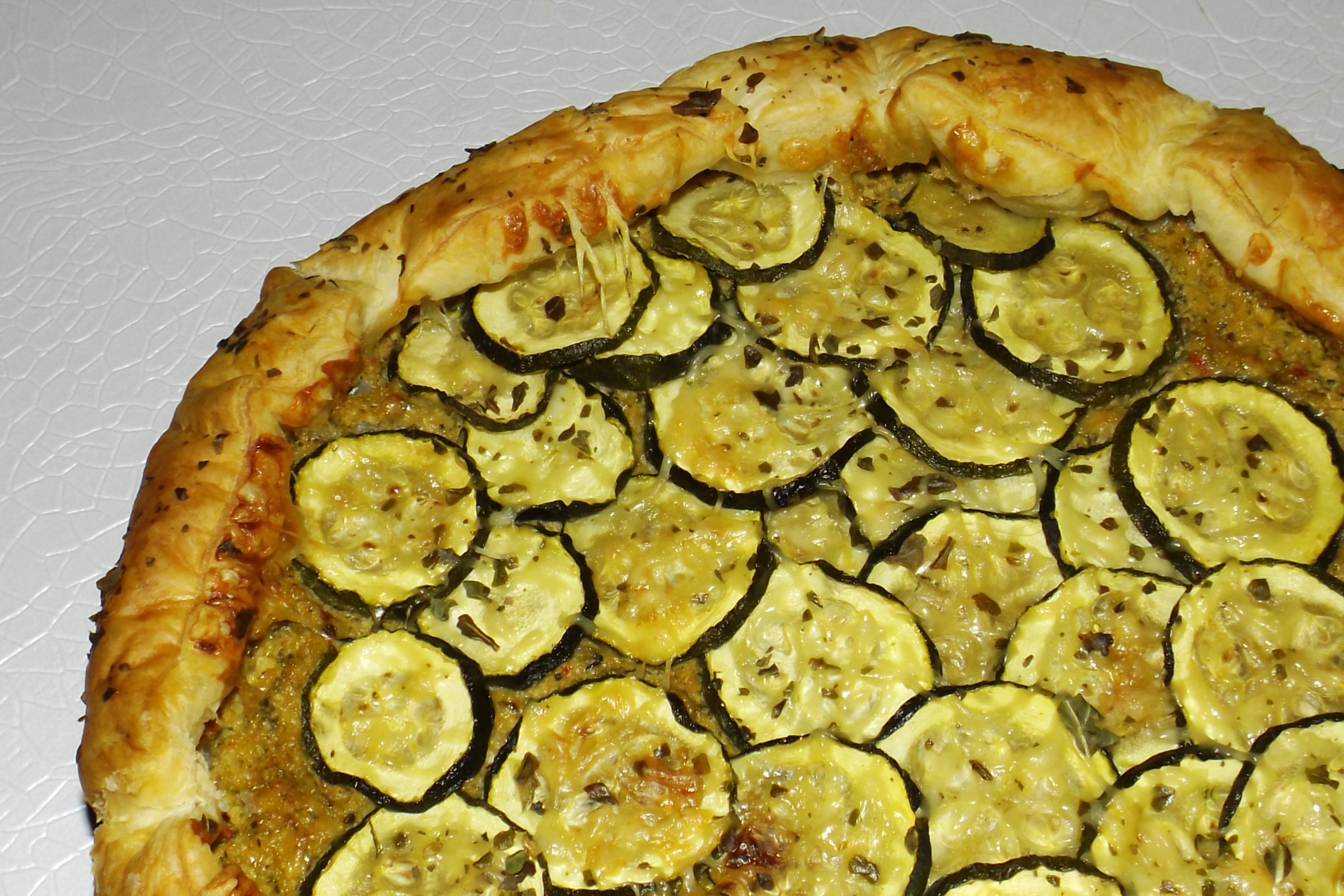 Tarte aux courgettes et au pesto (facile)