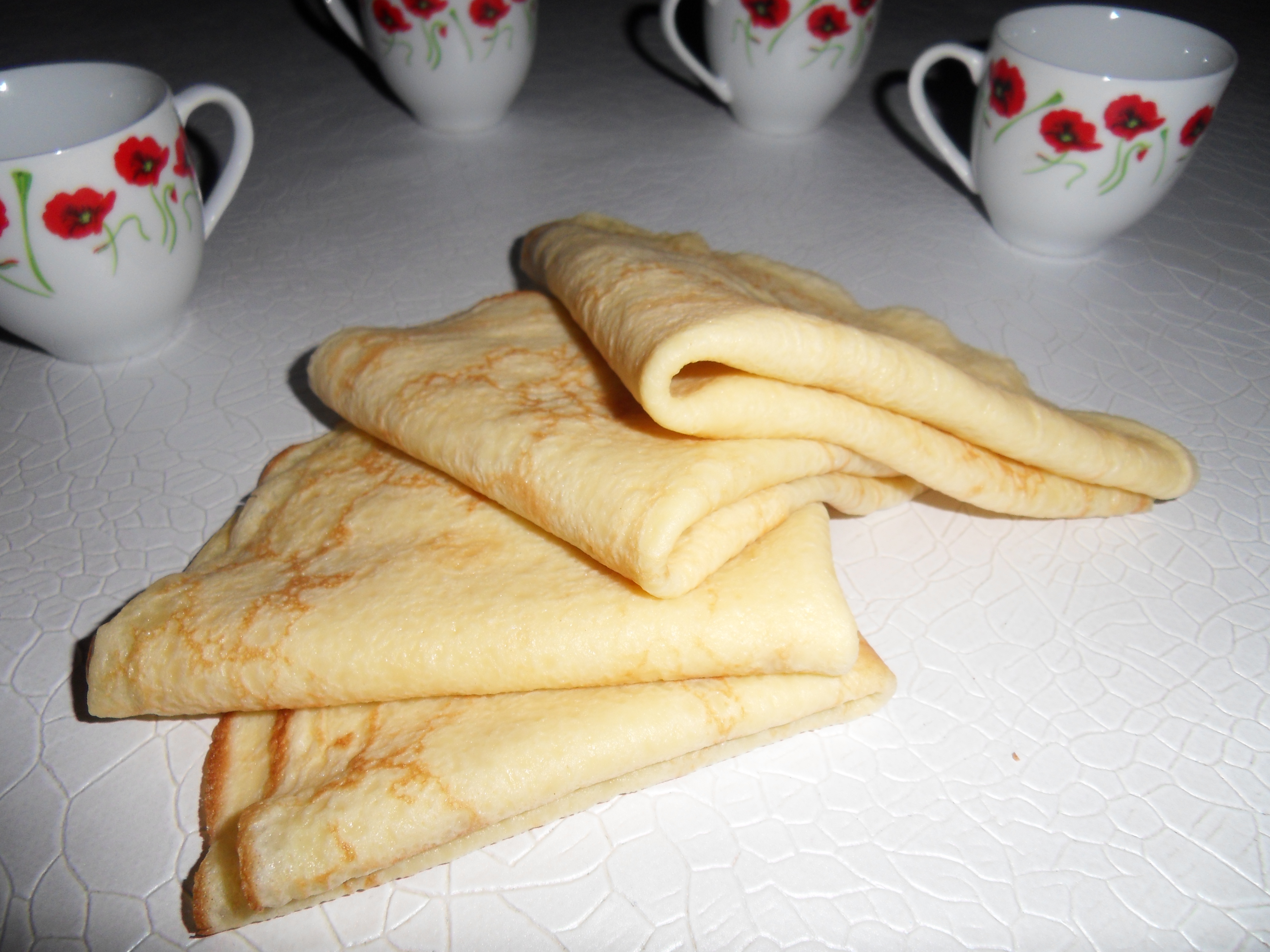 Crêpes sans œufs (avec ou sans Thermomix)