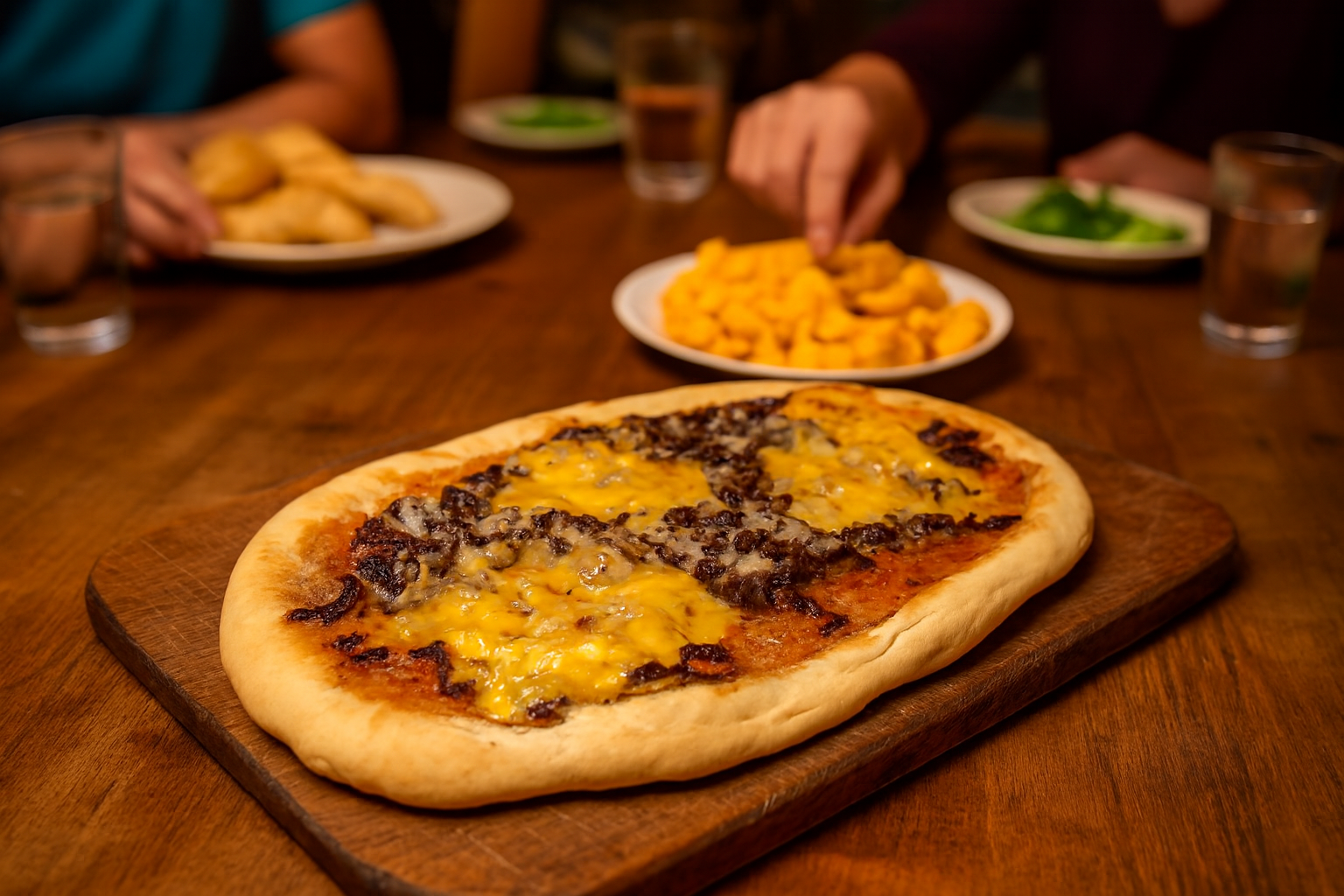 Pizza façon burger (avec ou sans Thermomix)