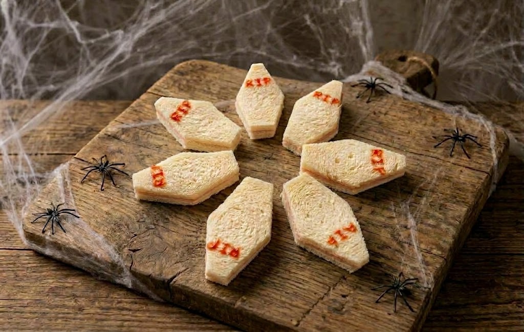 Sandwich cercueil pour Halloween