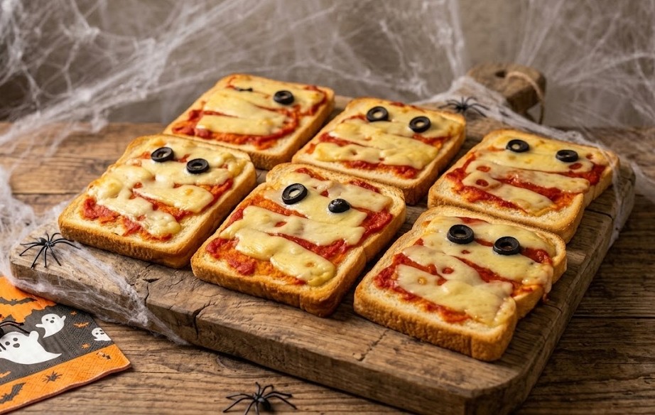 Toasts Momie pour Halloween