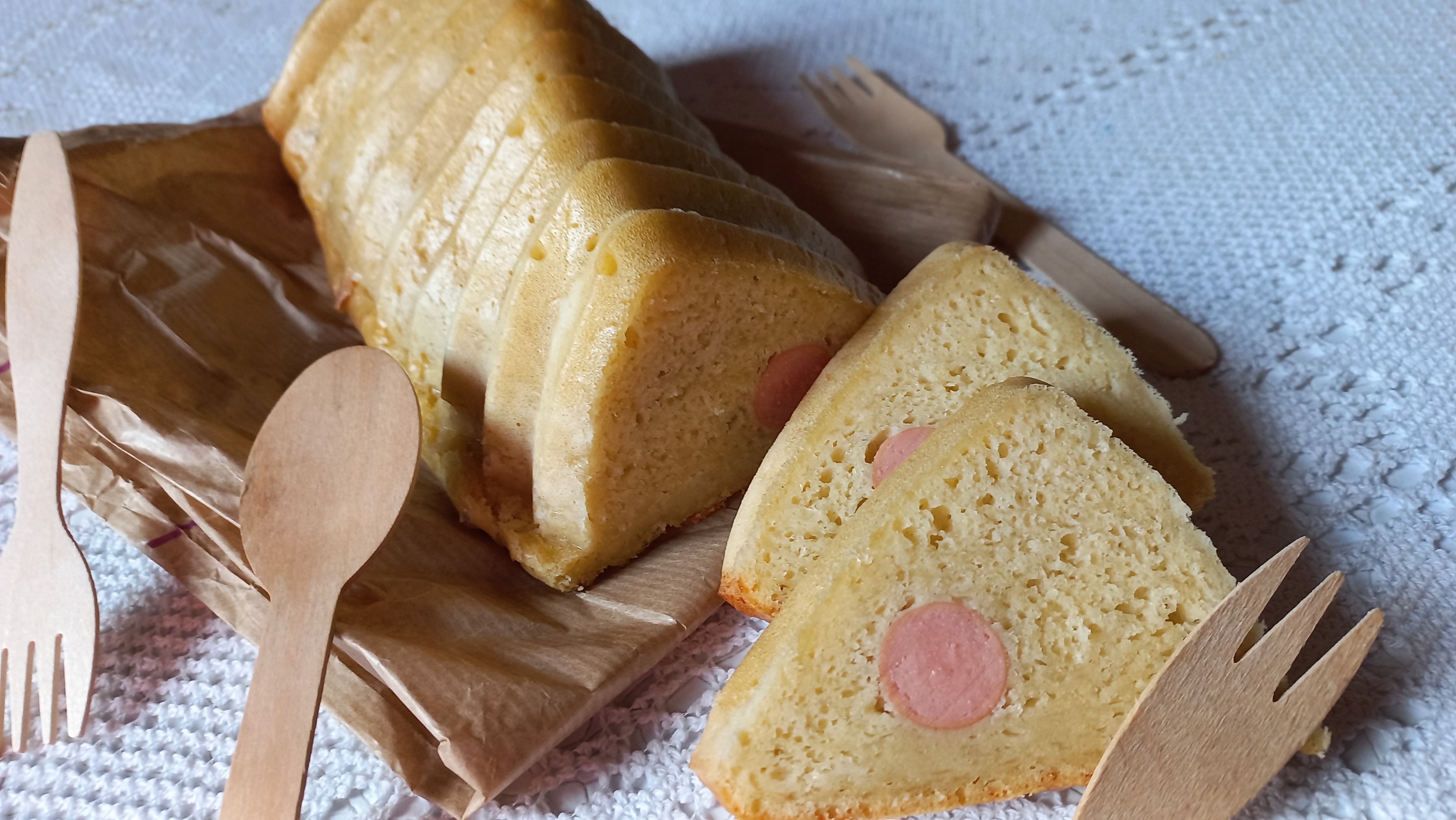 Cake façon Hot Dog (avec ou sans Thermomix)