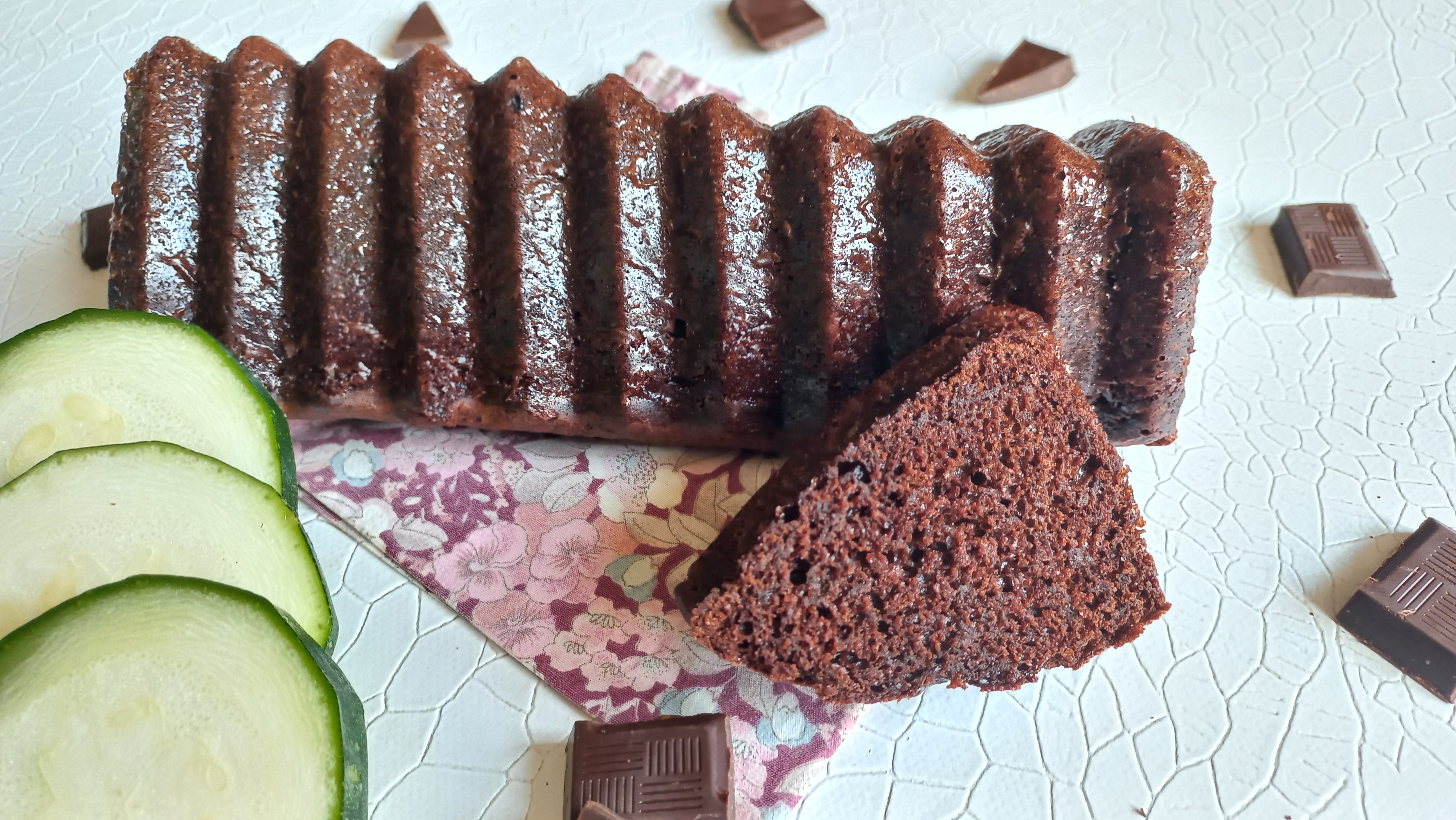 Cake chocolat courgette (avec ou sans Thermomix)