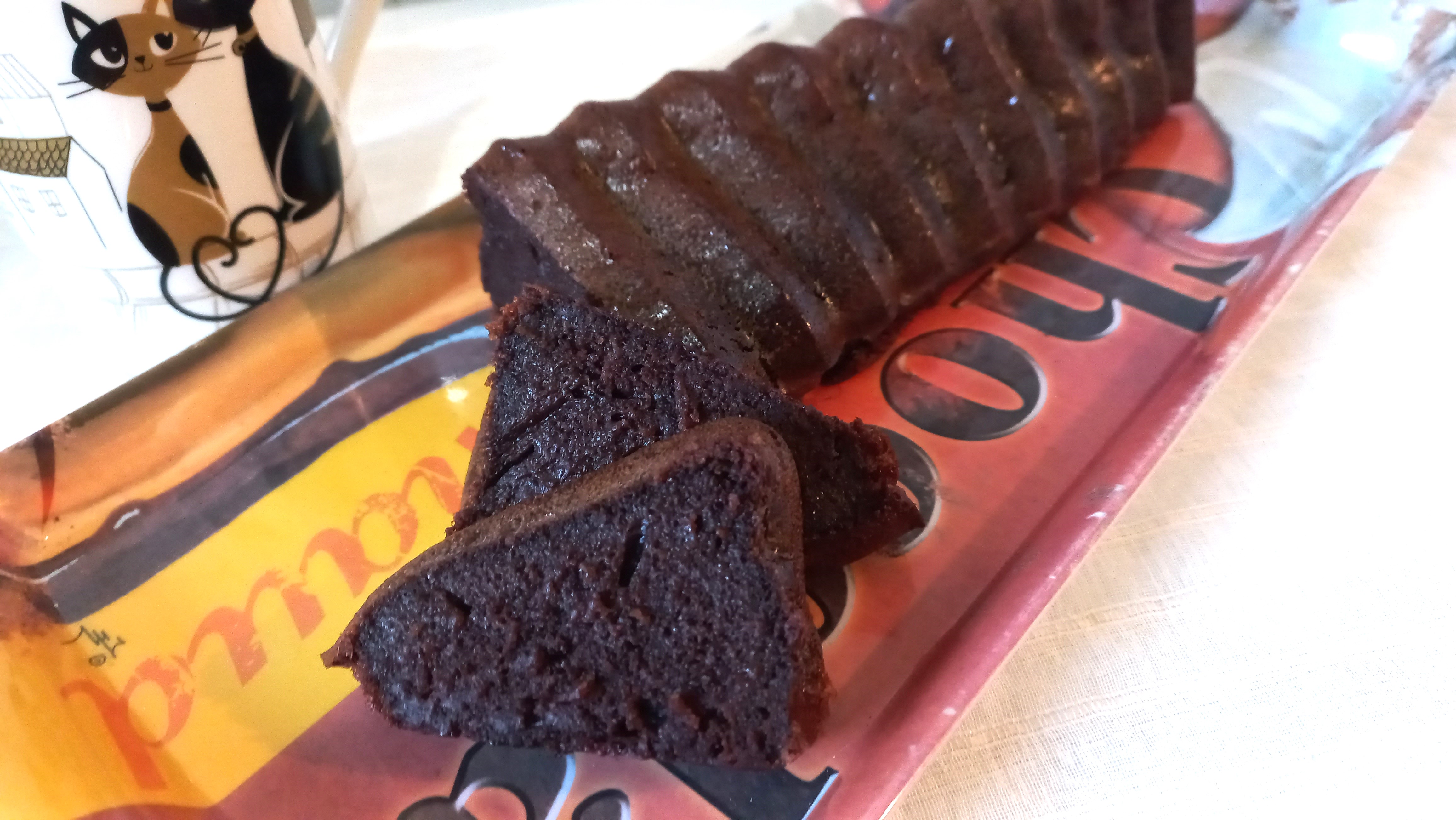 Cake au chocolat et au café (avec ou sans Thermomix)