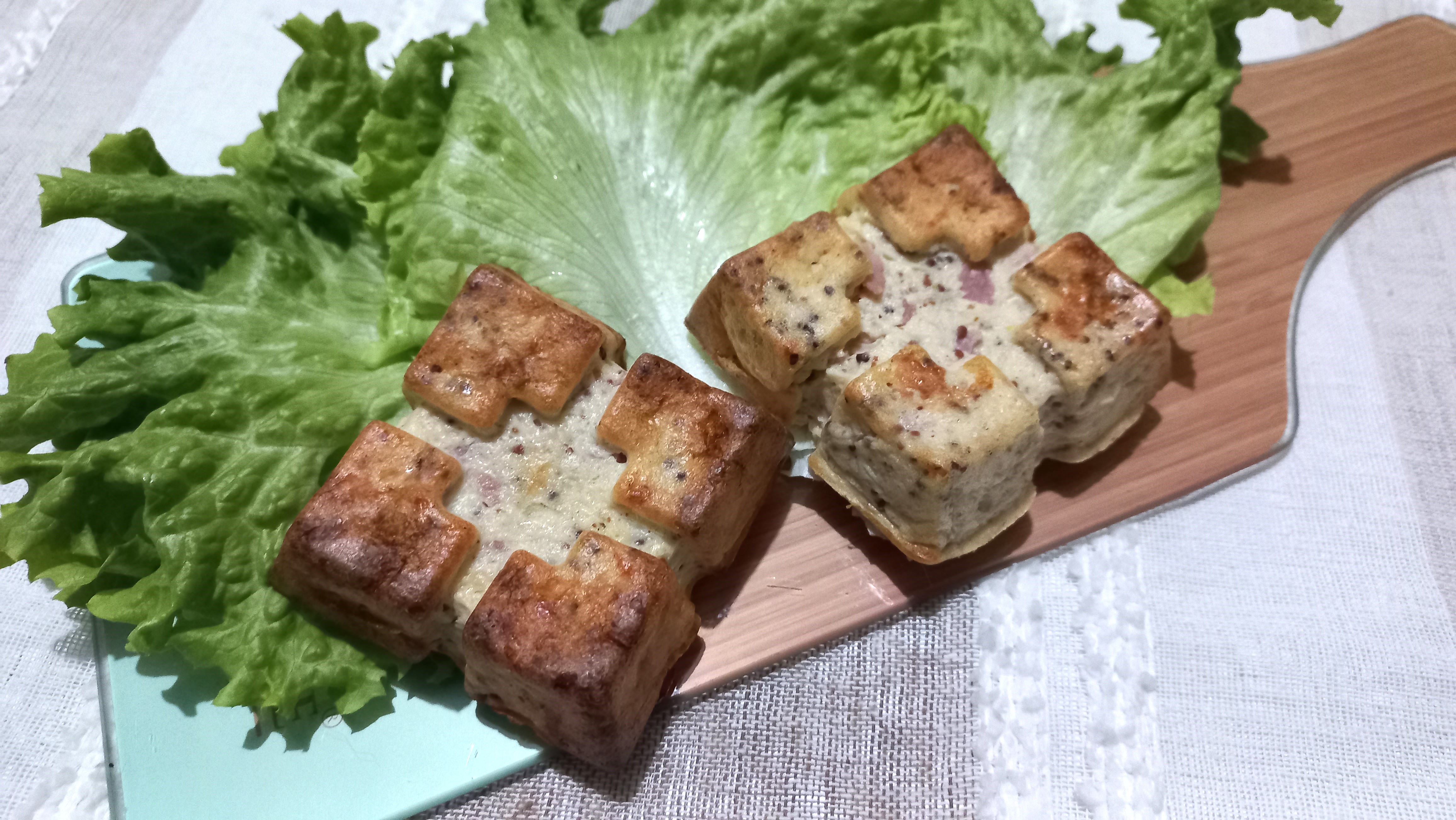 Quiche sans pâte au jambon et à la moutarde à l&rsquo;ancienne