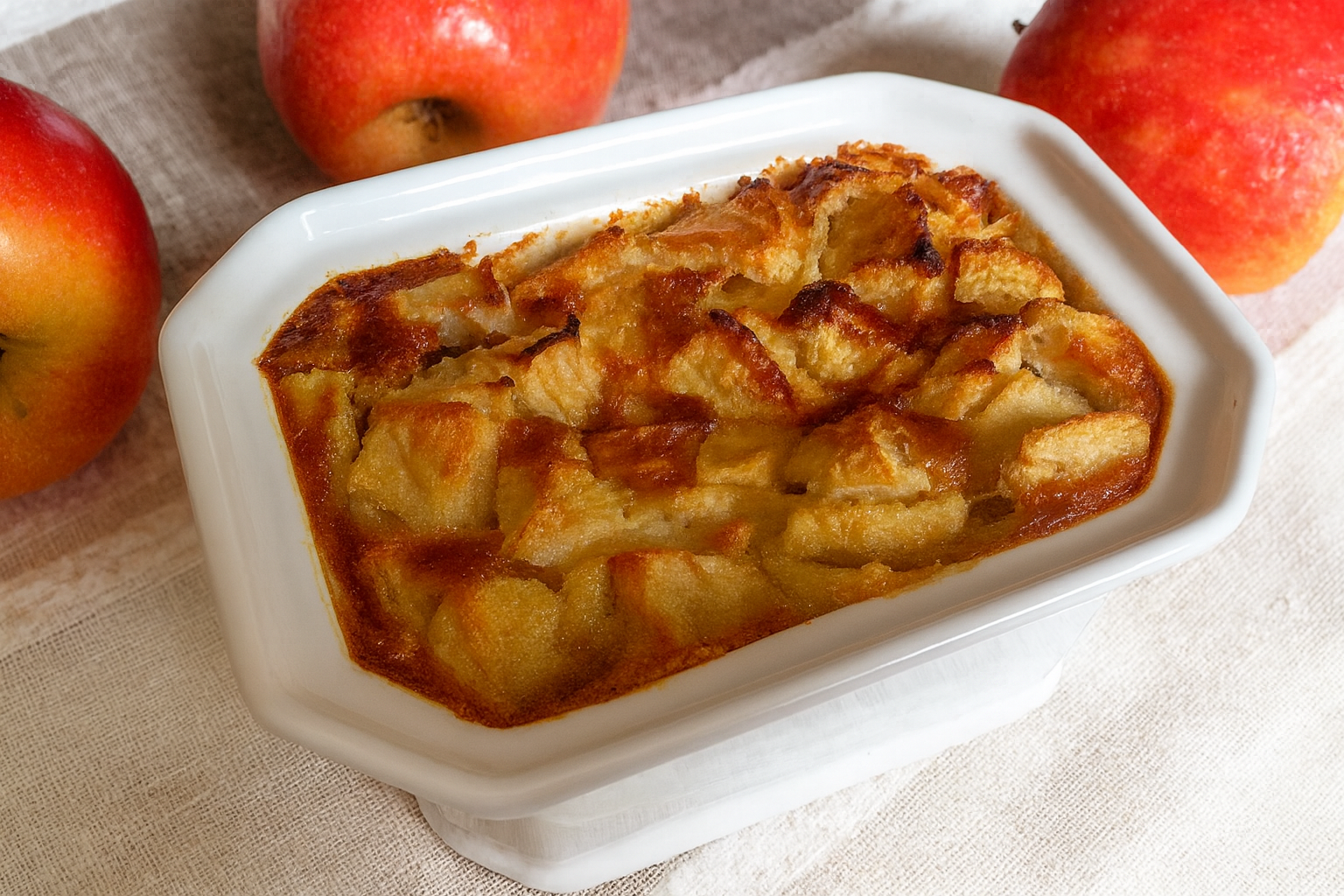 Clafoutis aux pommes et au miel (avec ou sans Thermomix)