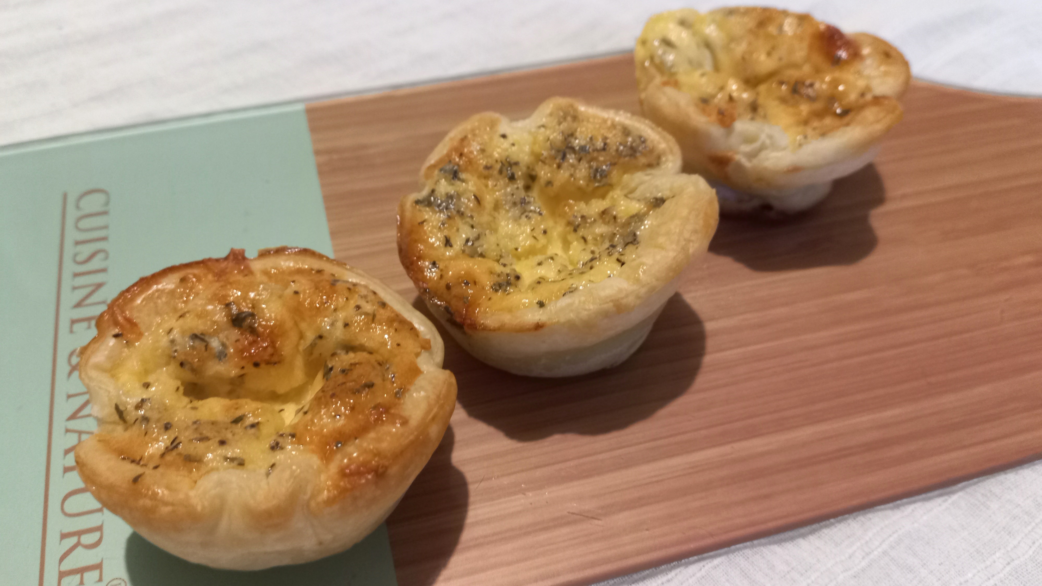 Mini-quiches comté estragon (SIMPLISSIME)
