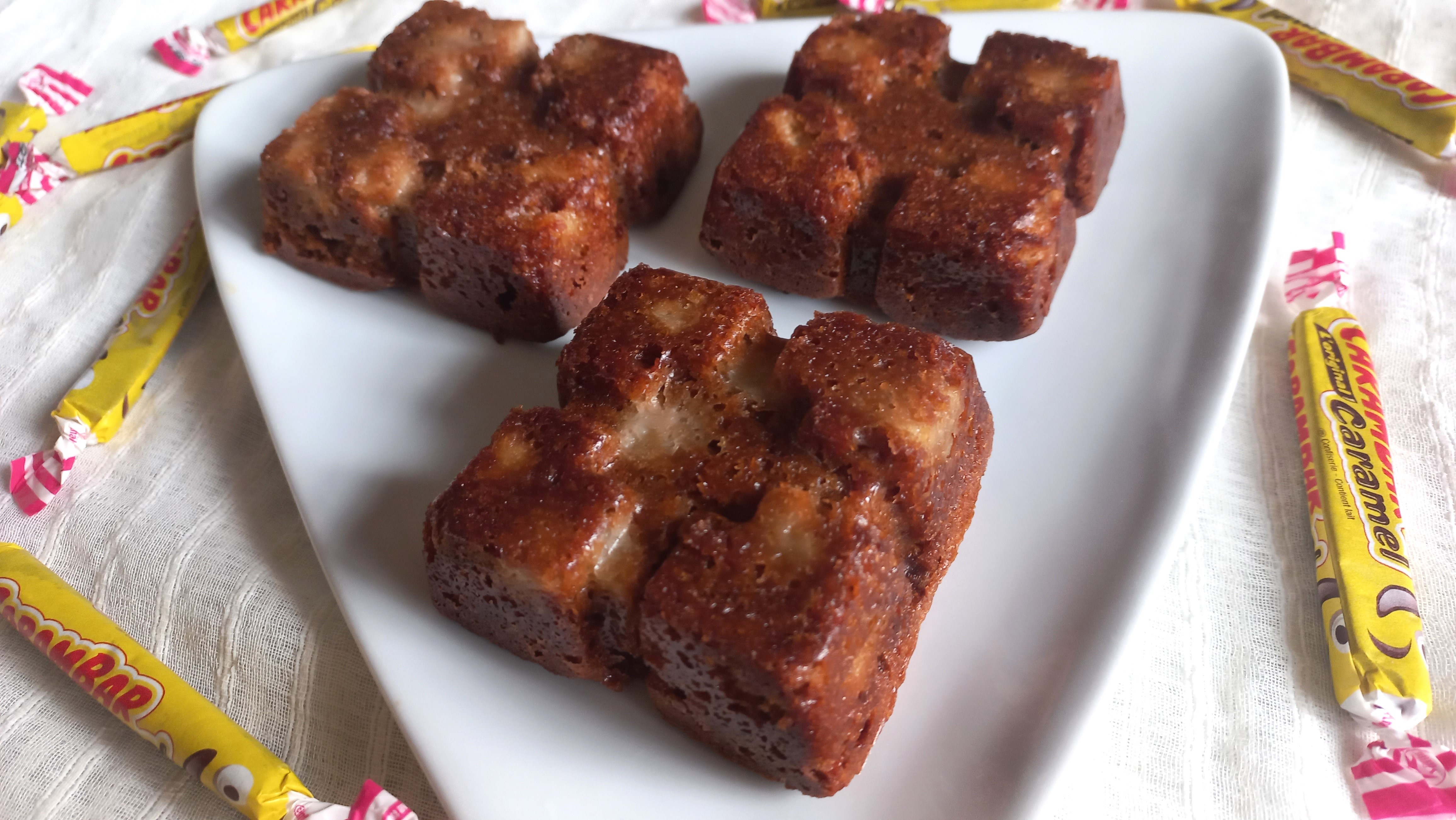 Petits gâteaux à la banane et aux carambar : recette facile