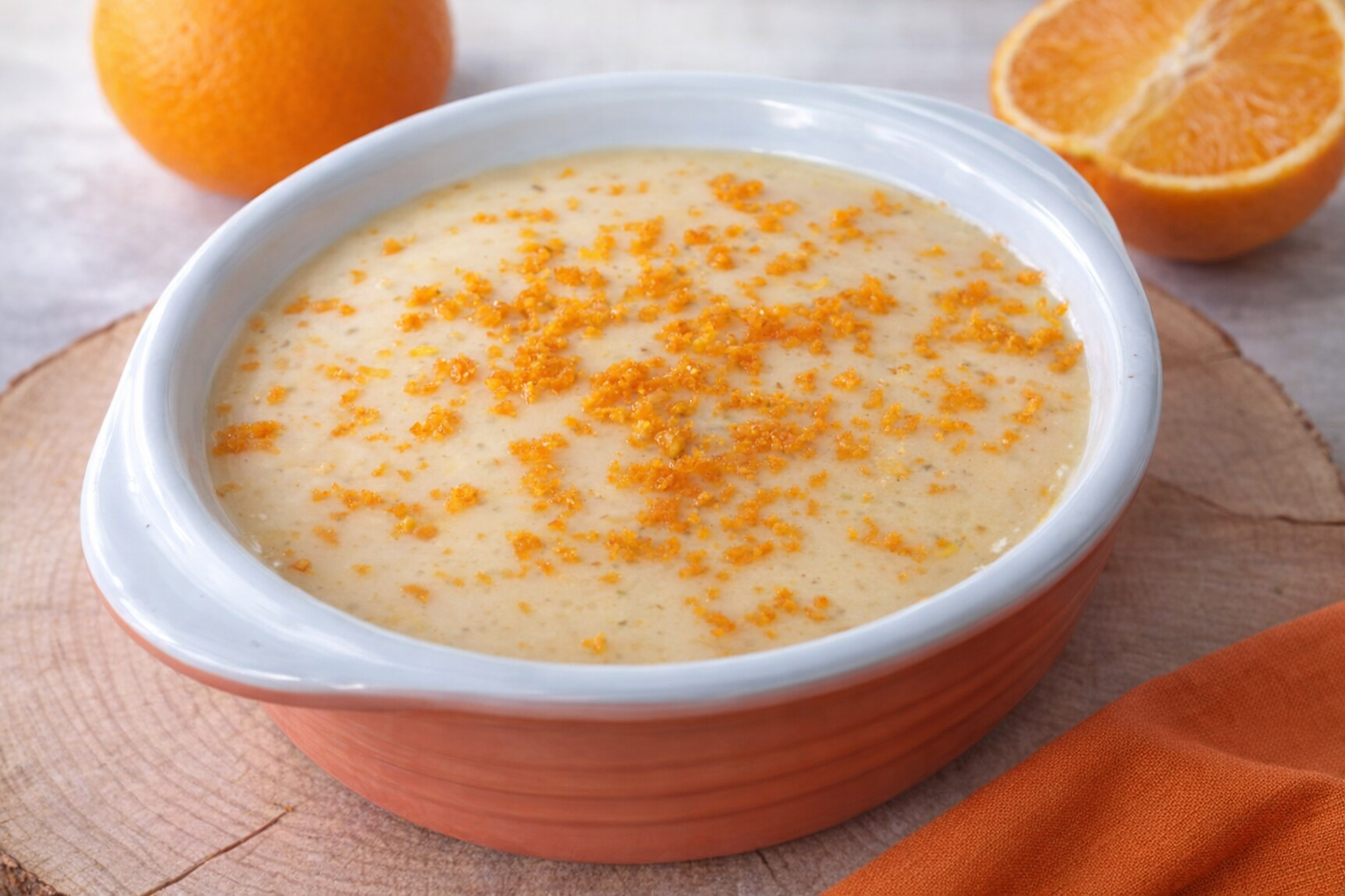 Crème dessert à l&rsquo;orange (Recette facile et rapide)