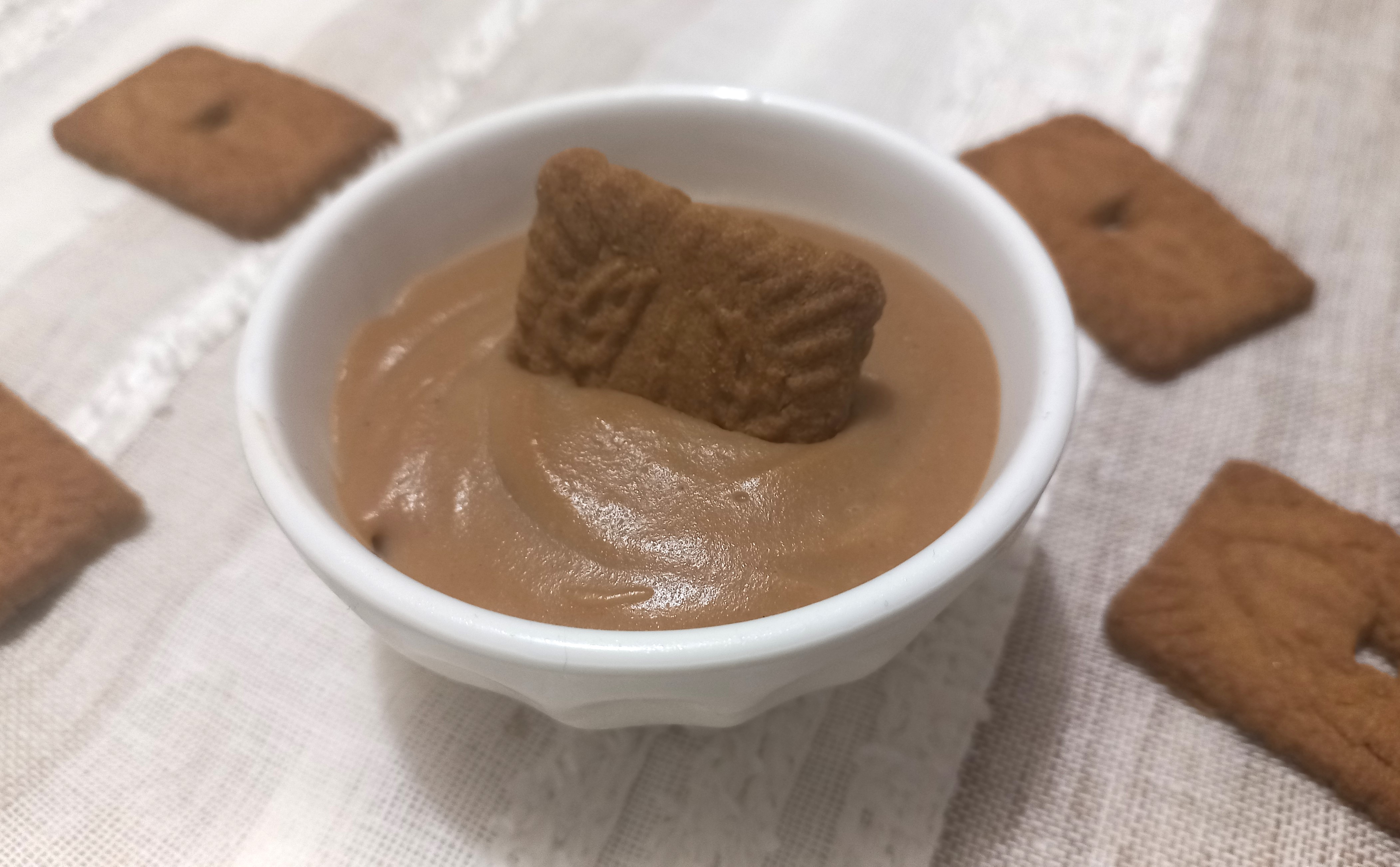 Crème dessert aux spéculoos façon Danette
