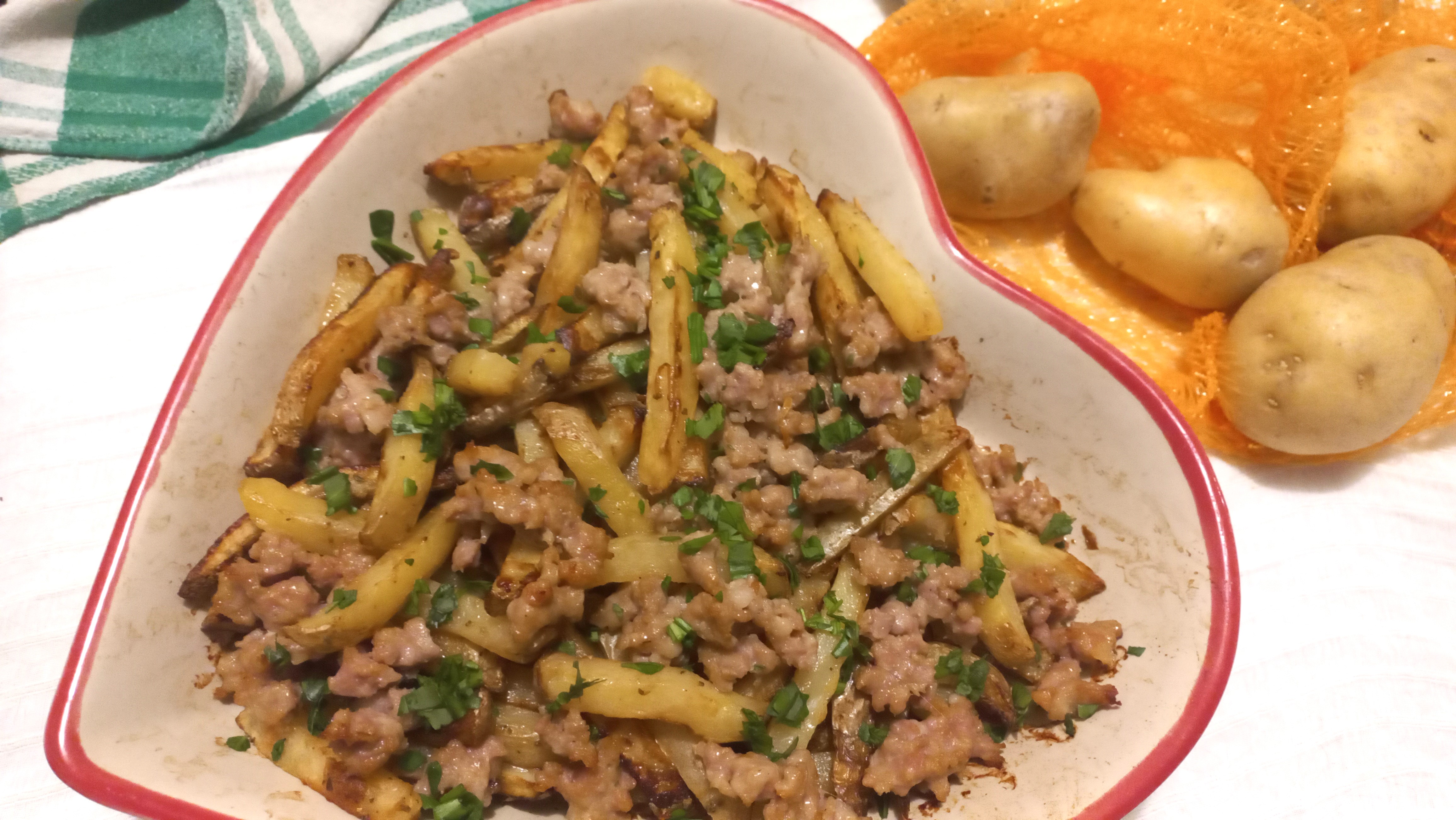 Frites saucisse 2 en 1 (recette de Laurent Mariotte)