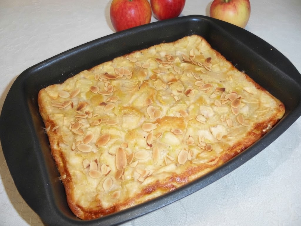 Clafoutis aux pommes et amandes (au Cake Factory)