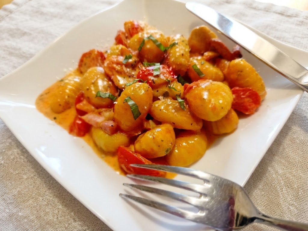 Gnocchis à la tomate au Airfryer