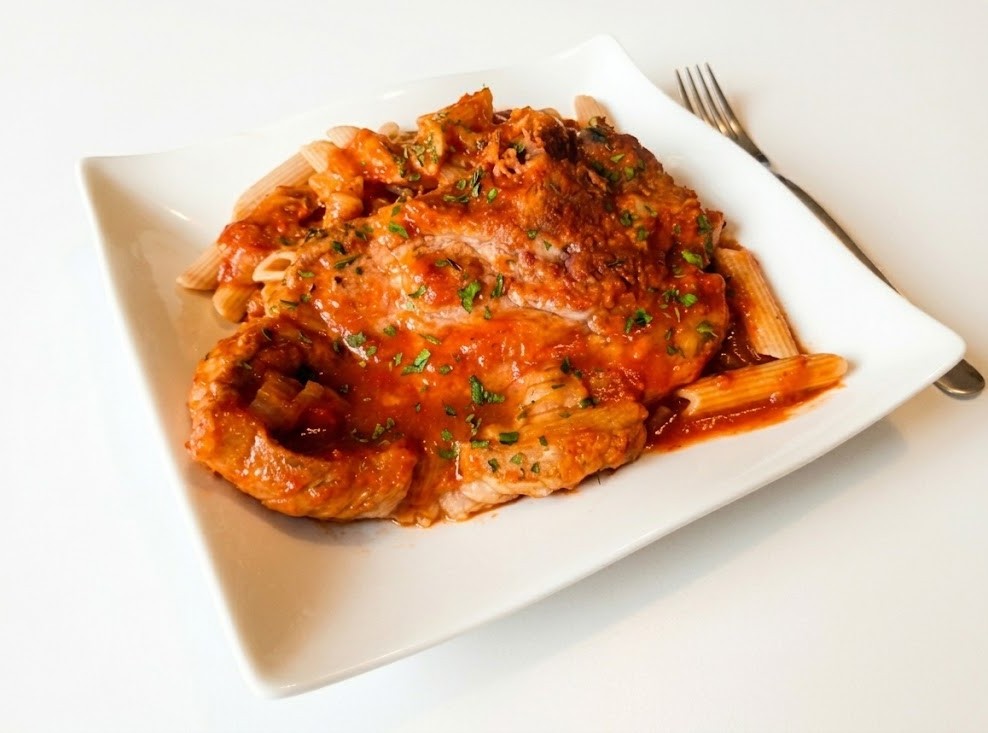 Côtes de porc à la sauce tomate au Airfryer