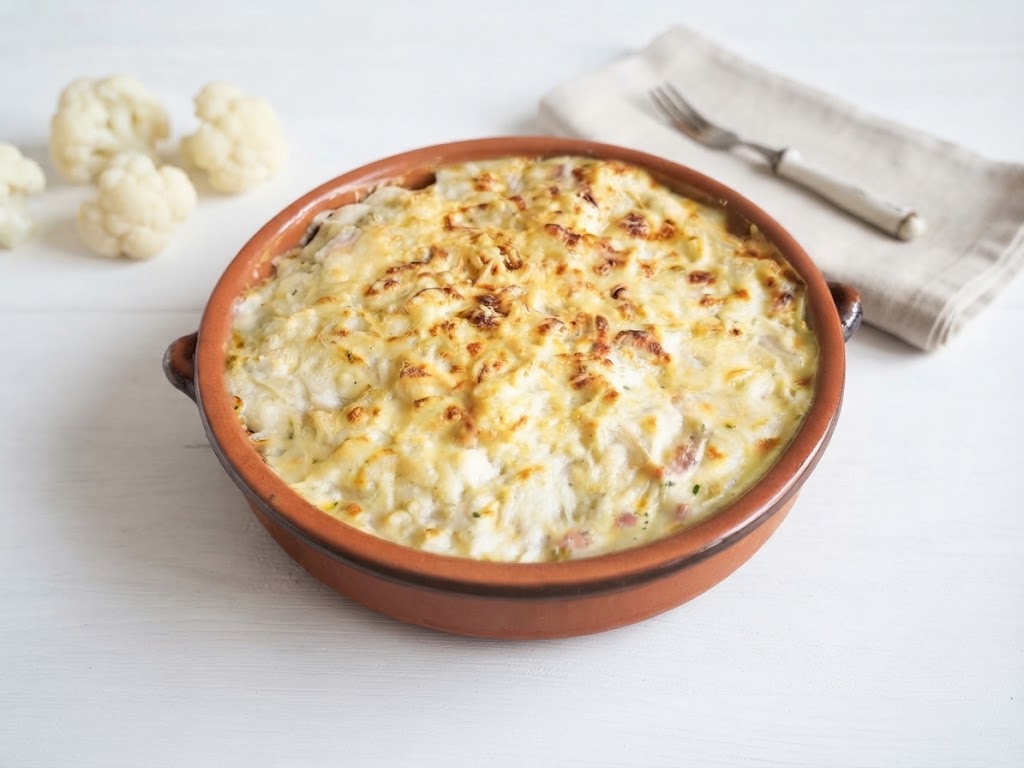 Gratin de chou-fleur au poulet (recette facile au Airfryer)